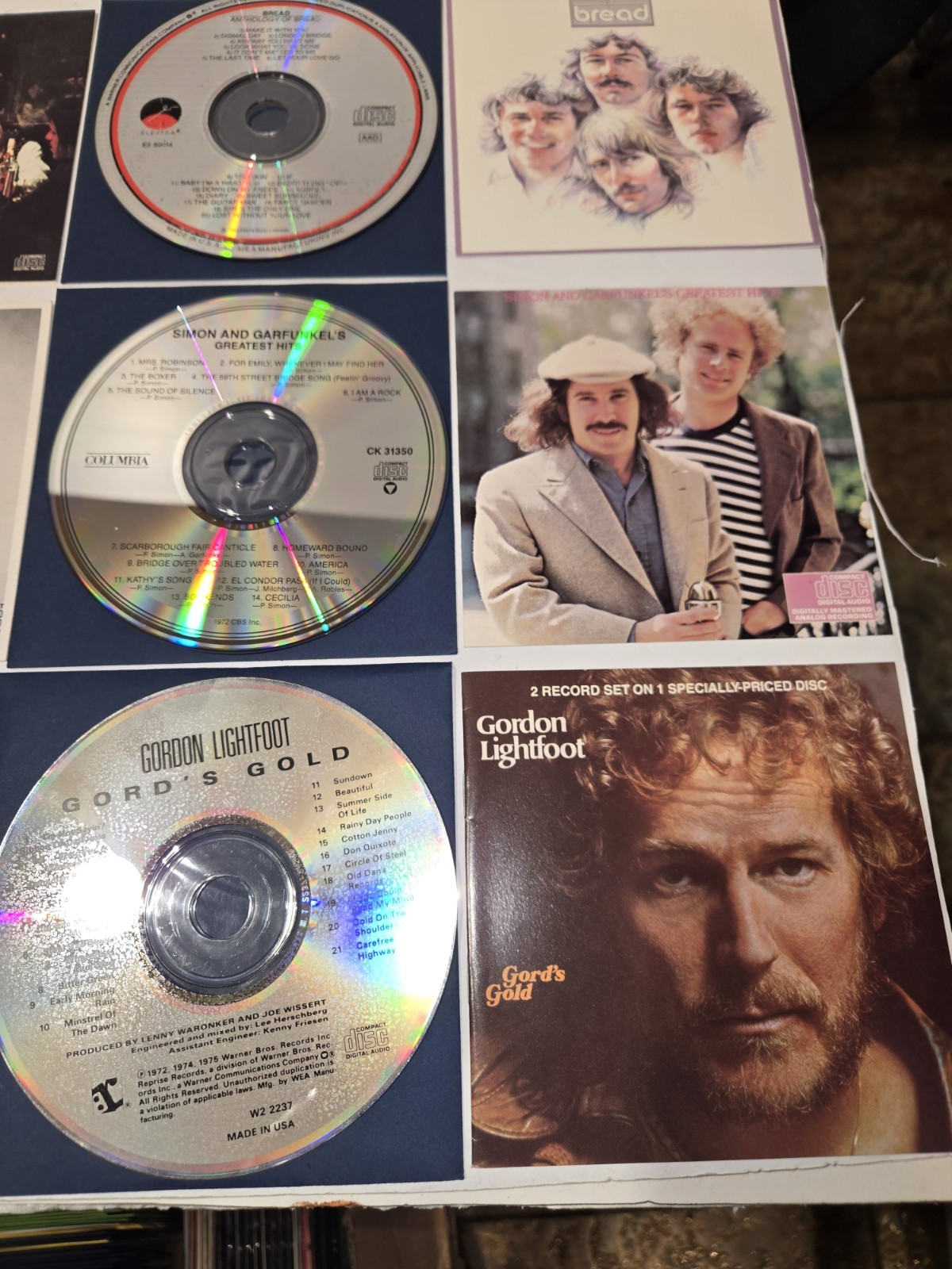ROCK, POP, FOLK 9 CD LOT - JOEL, TAYLOR, LIGHTFOOT etc, PLEASE READ DESCRIPTION