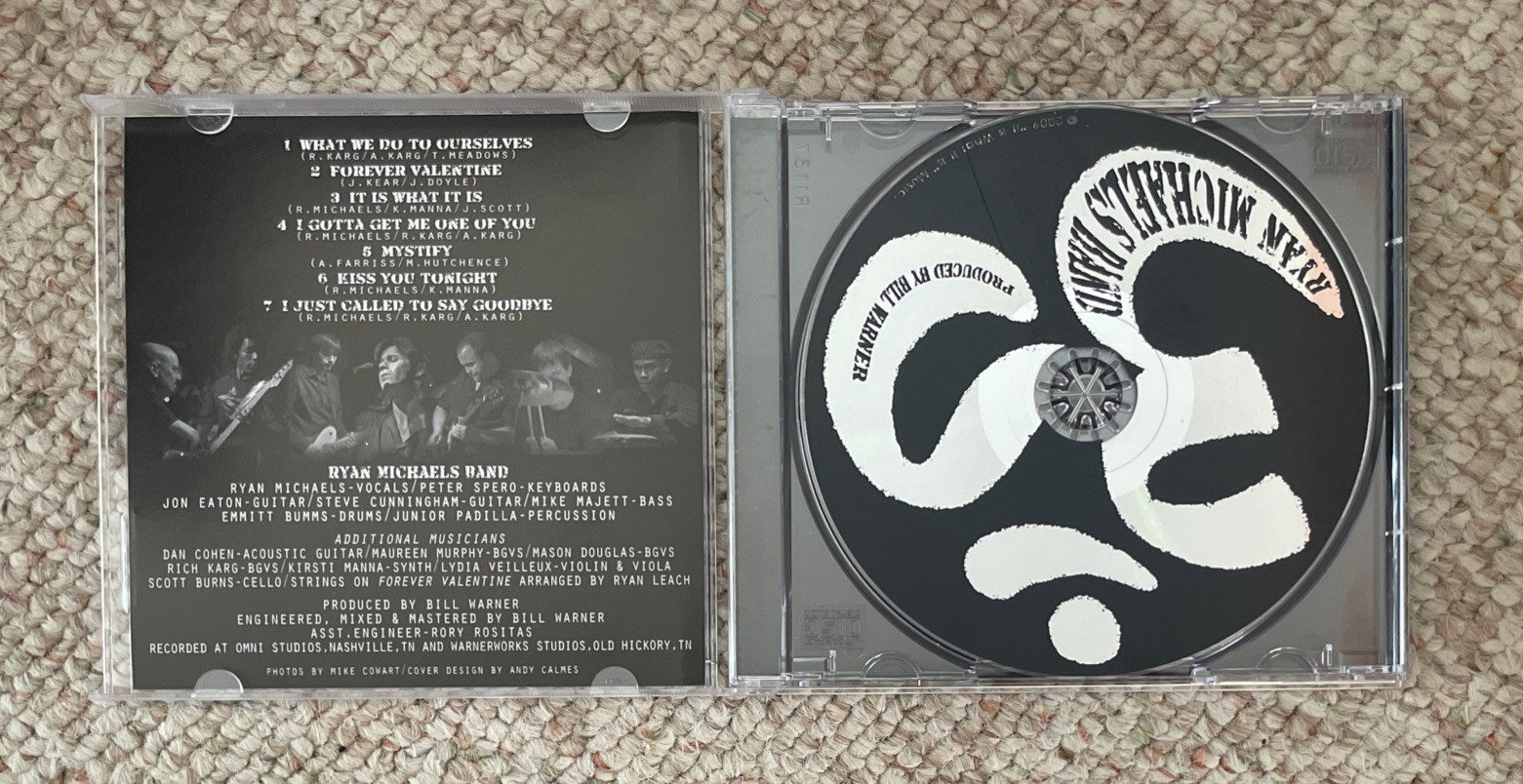 Ryan Michaels Band Self Titled 2009 Audio CD Indie Rock Pop Album EX / Excellent