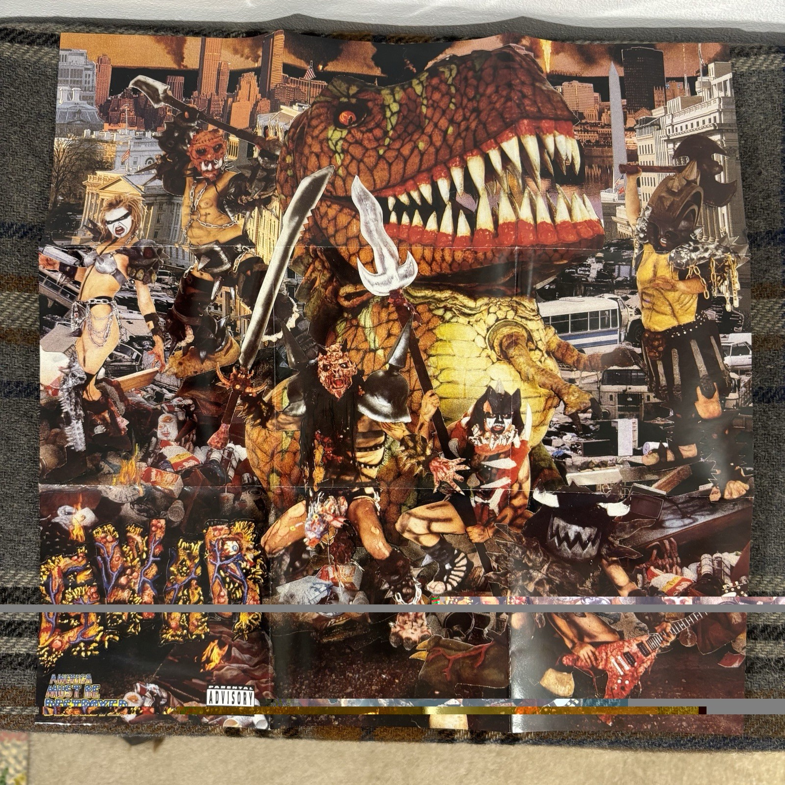 GWAR: America Must Be Destroyed CD 1994 Metal Blade 3984-17016-2 Very Good