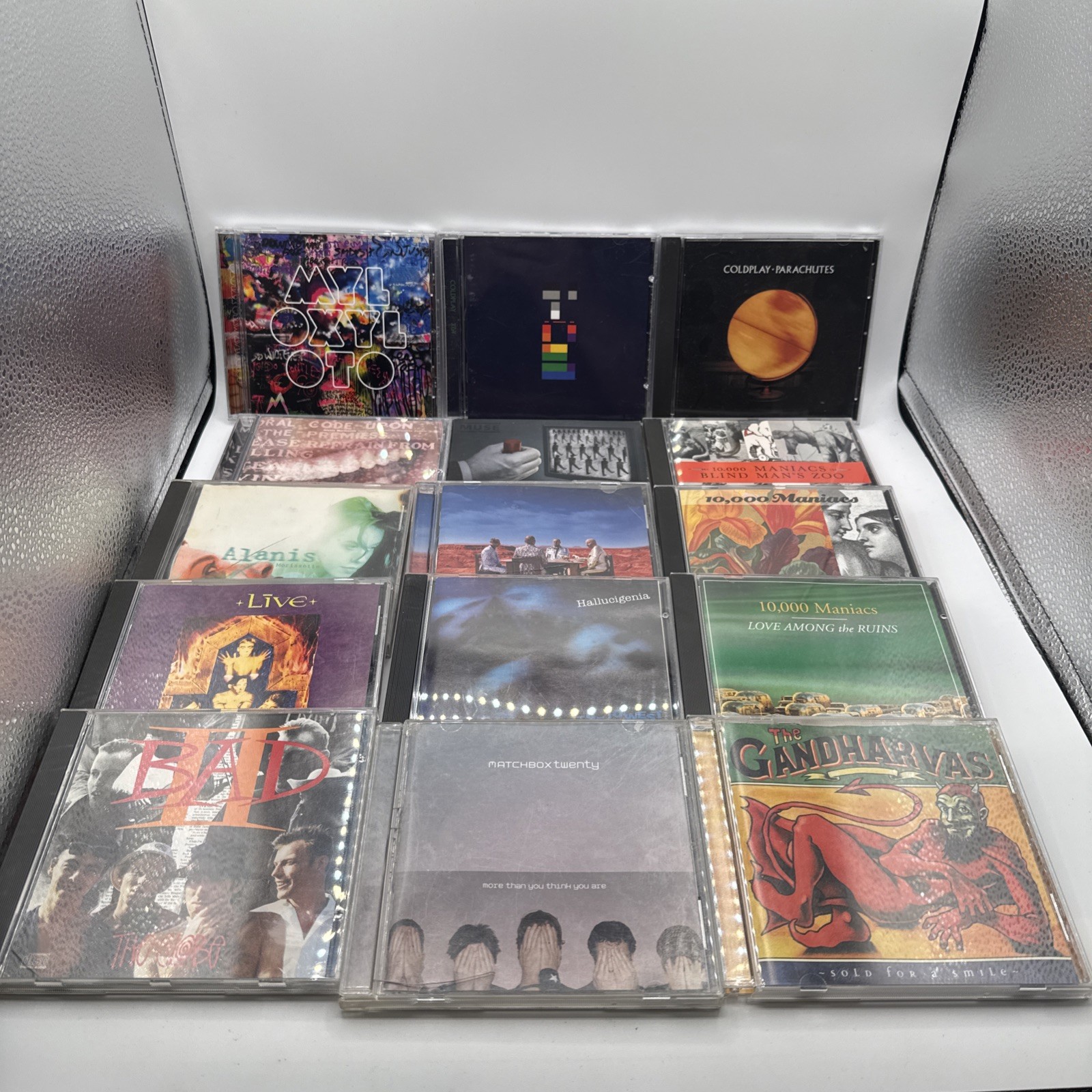 Lot Of 15 Rock CDs Alternative Rock Albums - Coldplay, Alanis Morissette, Muse