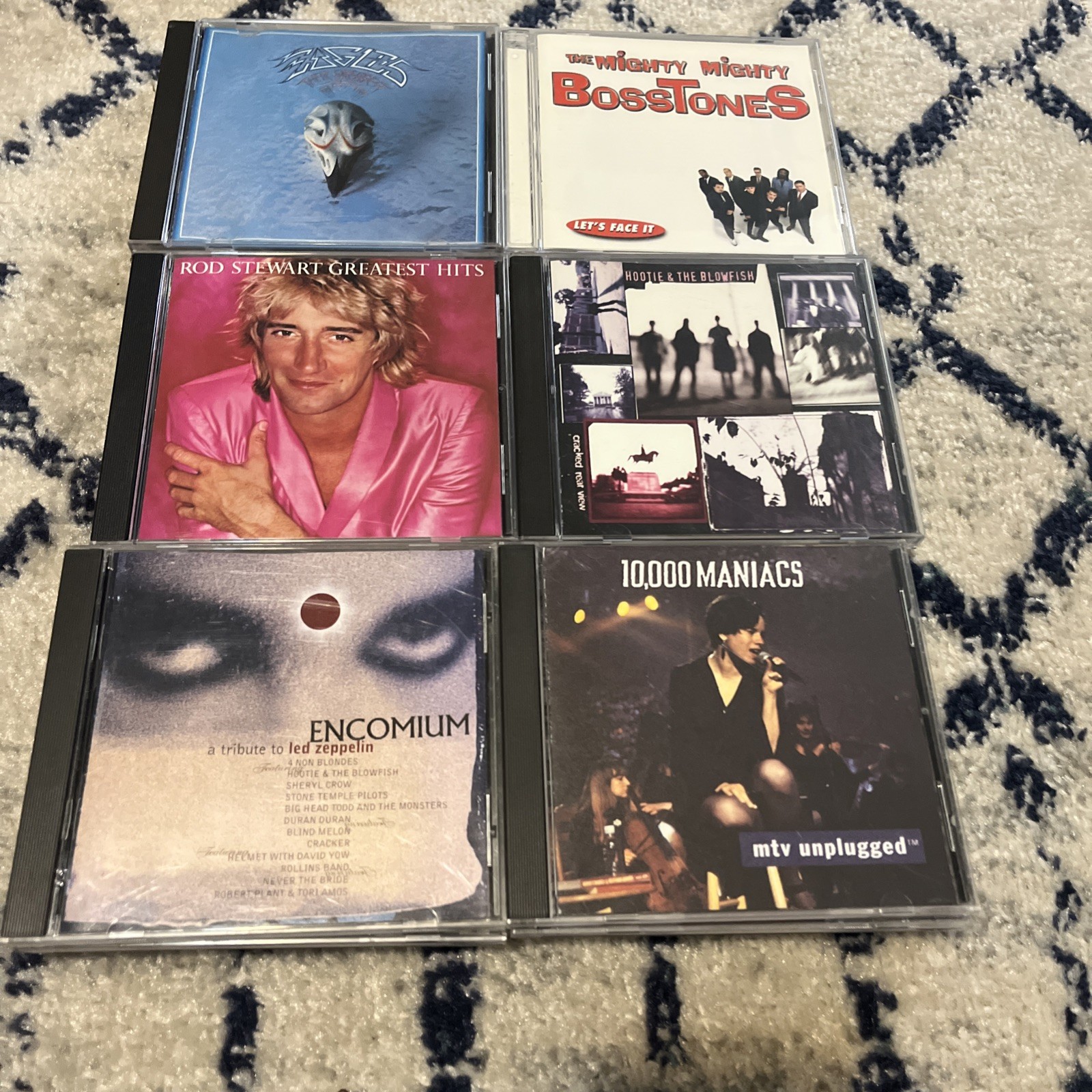 Music CDs Lot Of 20 Rock, Alternative, Led Zeppelin, Live, Hootie, Eagles, DMB