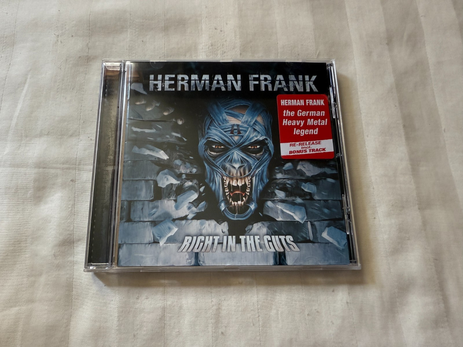 Herman Frank - Right In The Guts CD 2016 AFM Import Accept Bonus Track OOP RARE
