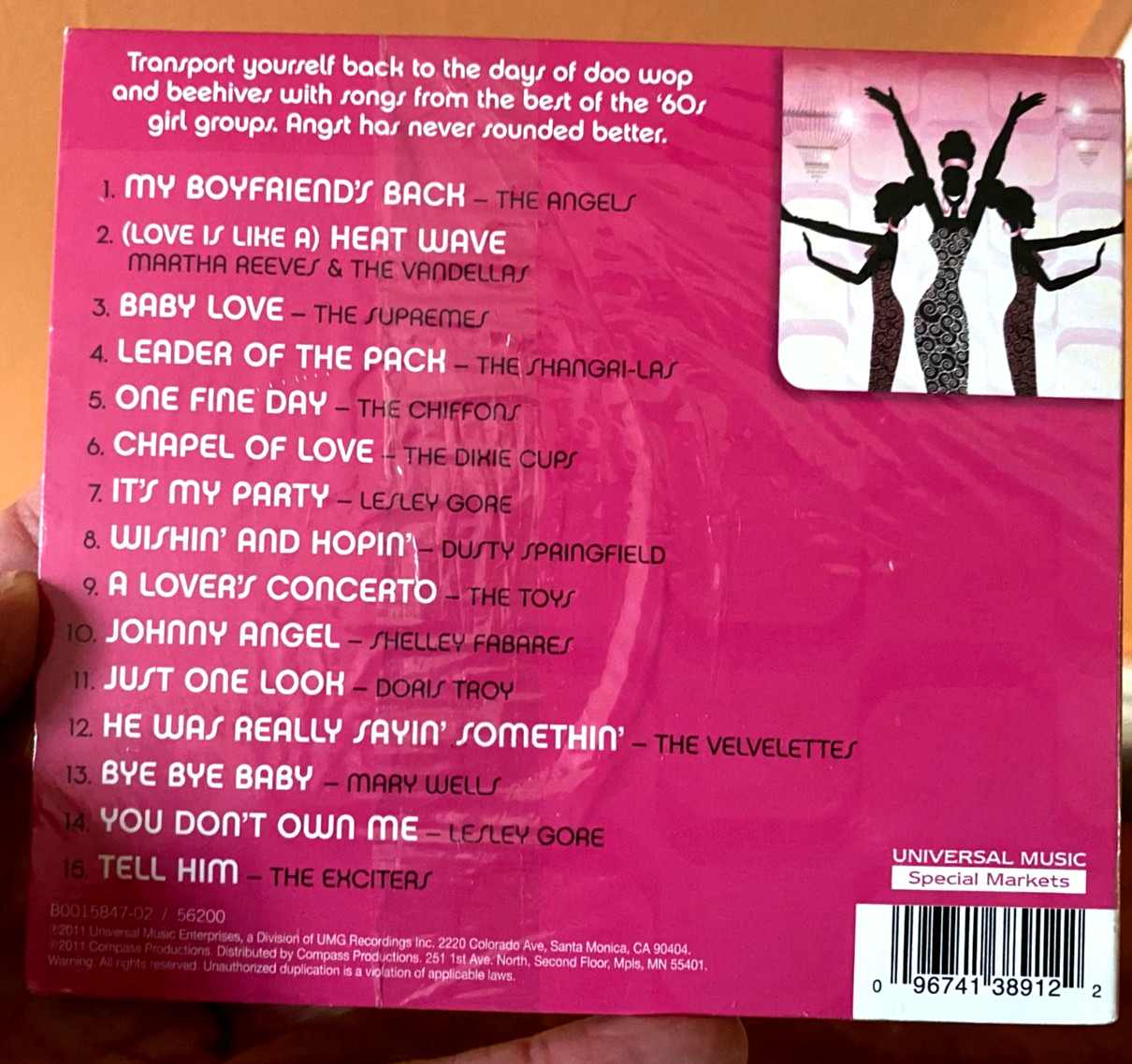 My Boyfriend's Back Brand NEW! SEALED! The '60s Girl Groups CD 2007 Supremes