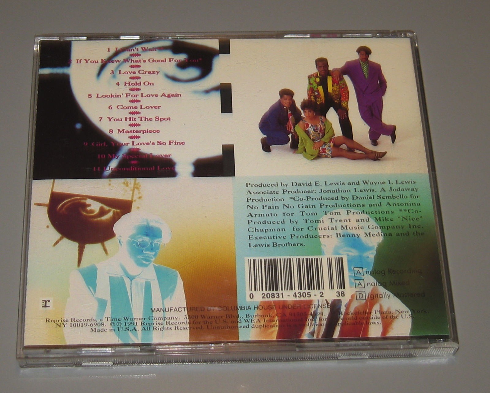 Atlantic Starr - Love Crazy (CD, 1991, Reprise Records)
