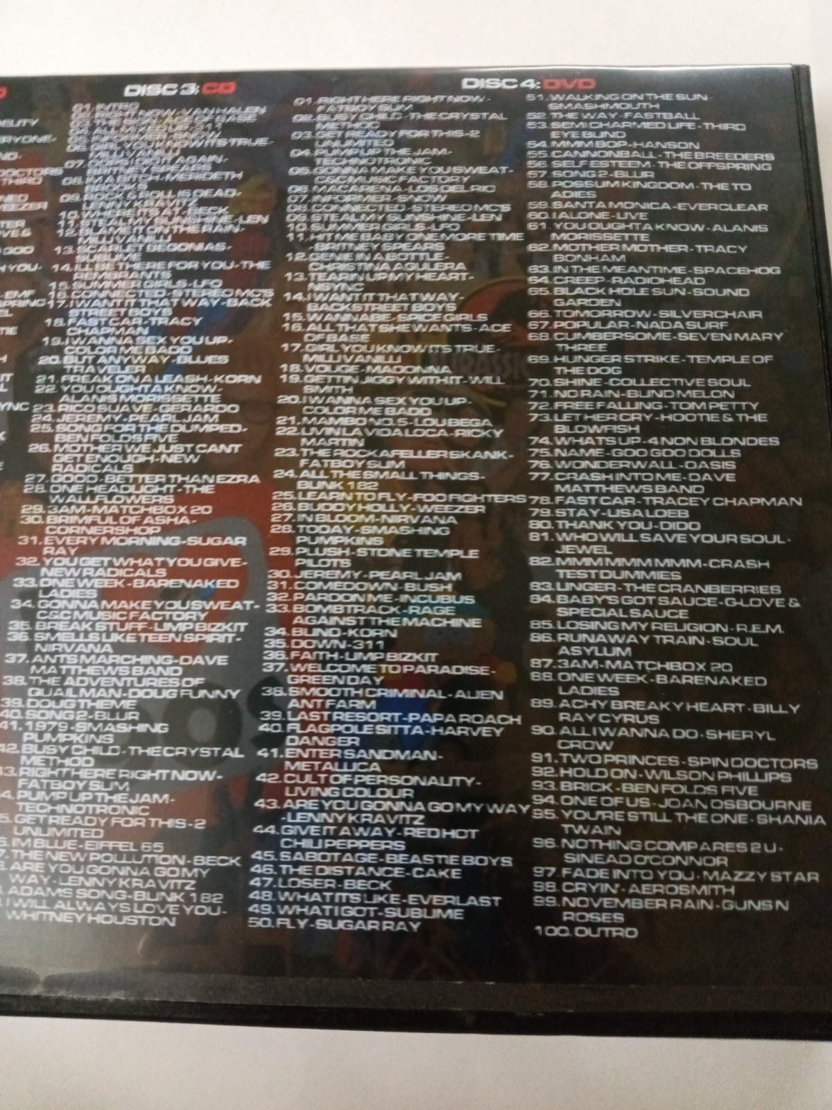I Love The 90's CD DVD Mixtape Pop Rock Alternative Music Videos Limited Edition