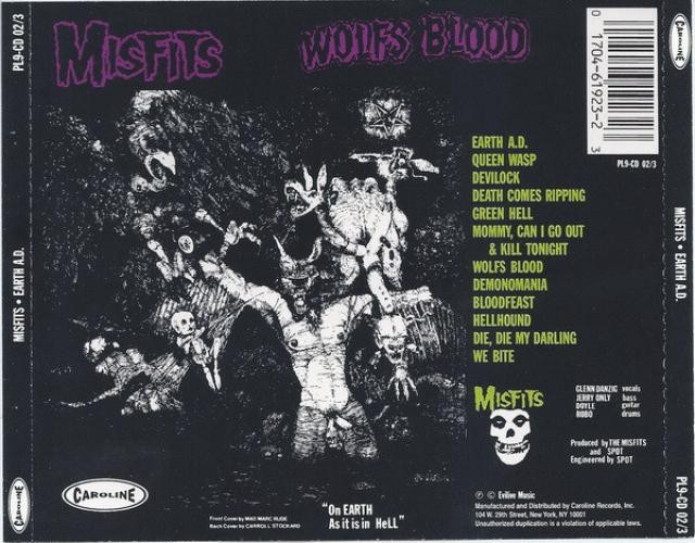 Misfits - Earth A.D. (CD, Album, RE, RP) (Mint (M)) - 4018751542
