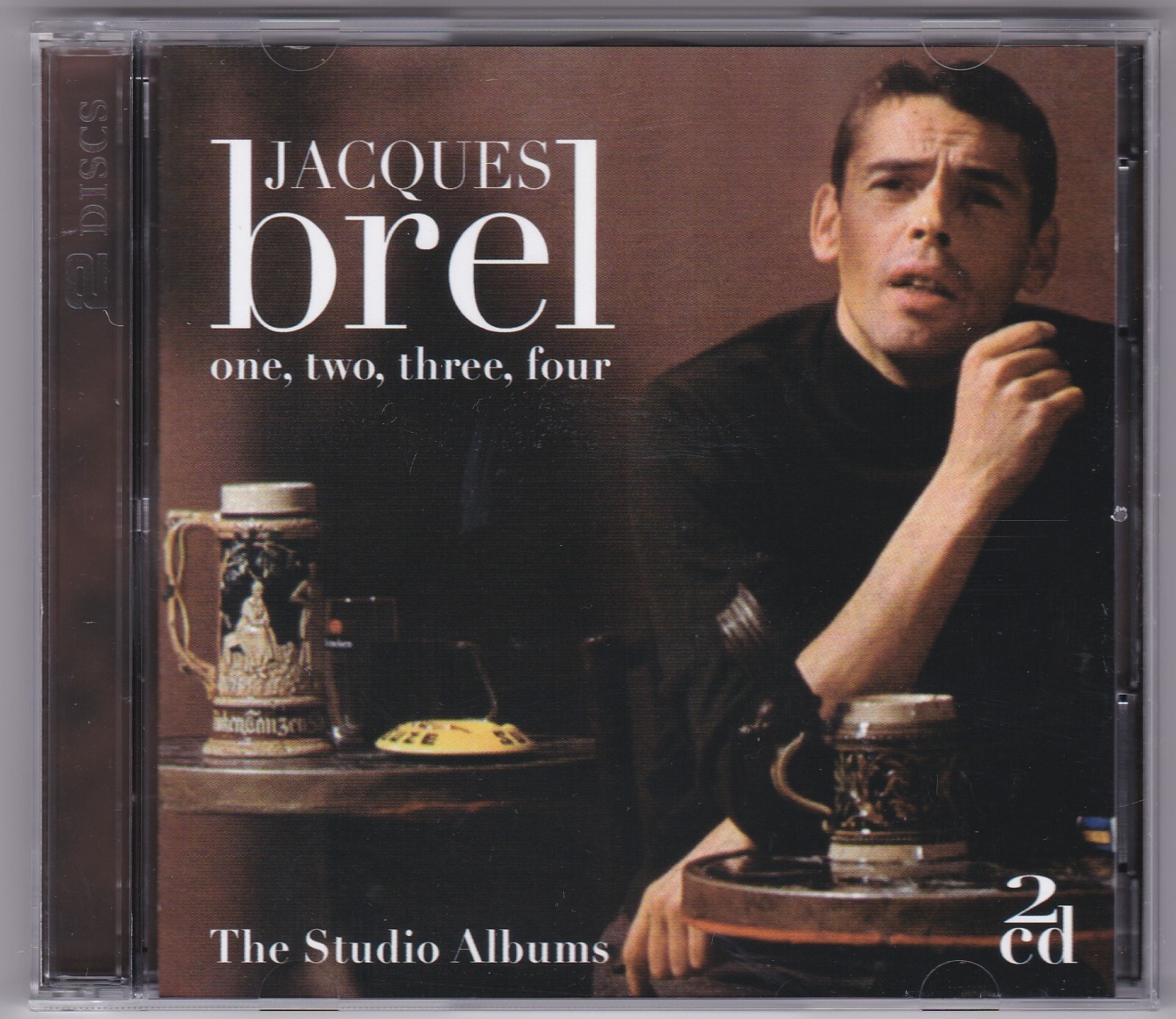 Jacques Brel - One, Two, Three, Four - CD (the Studio Albums 38319 Delta U.K.)