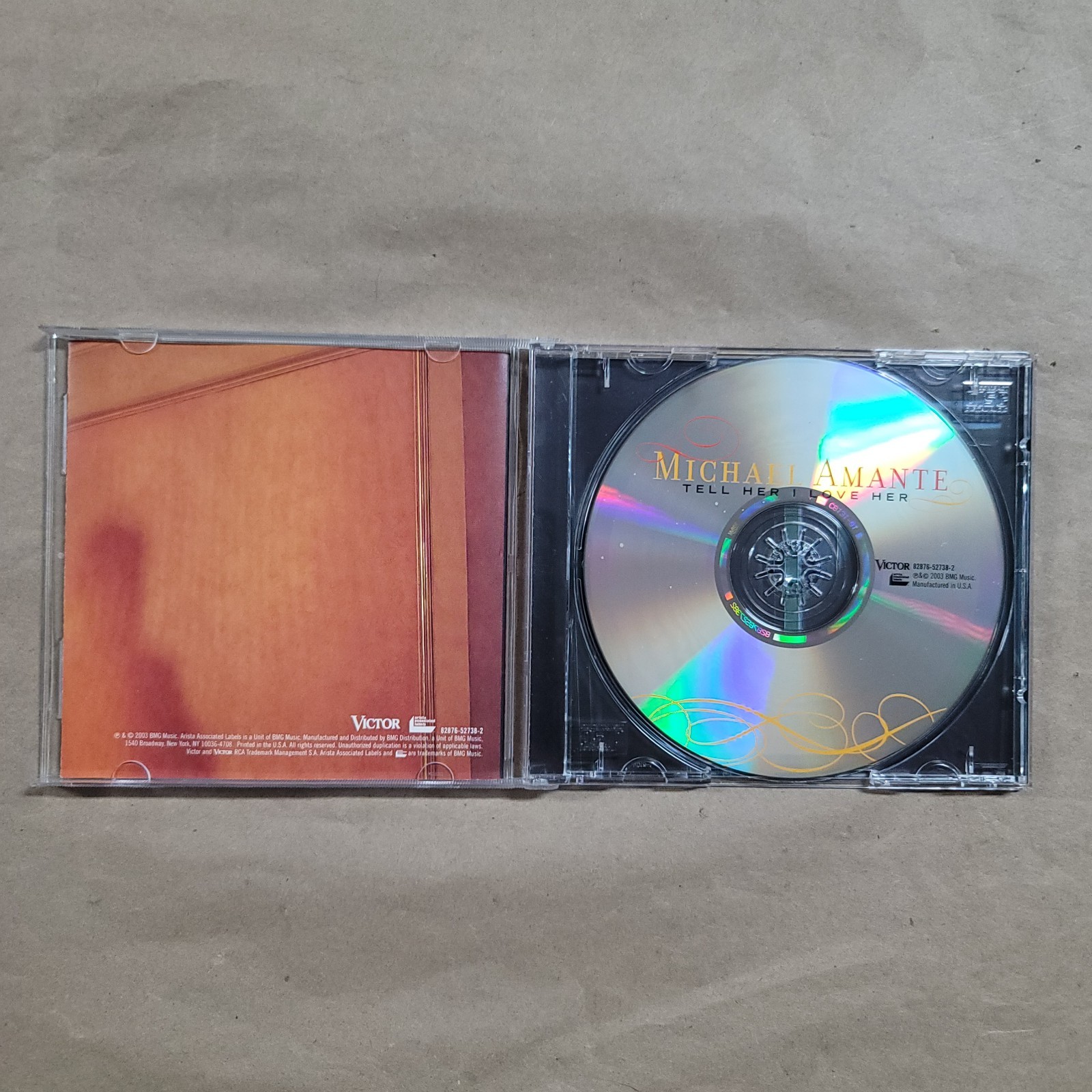 Michael Amante Tell Her I Love Her CD 2003 Victor BMG Phil Ramone