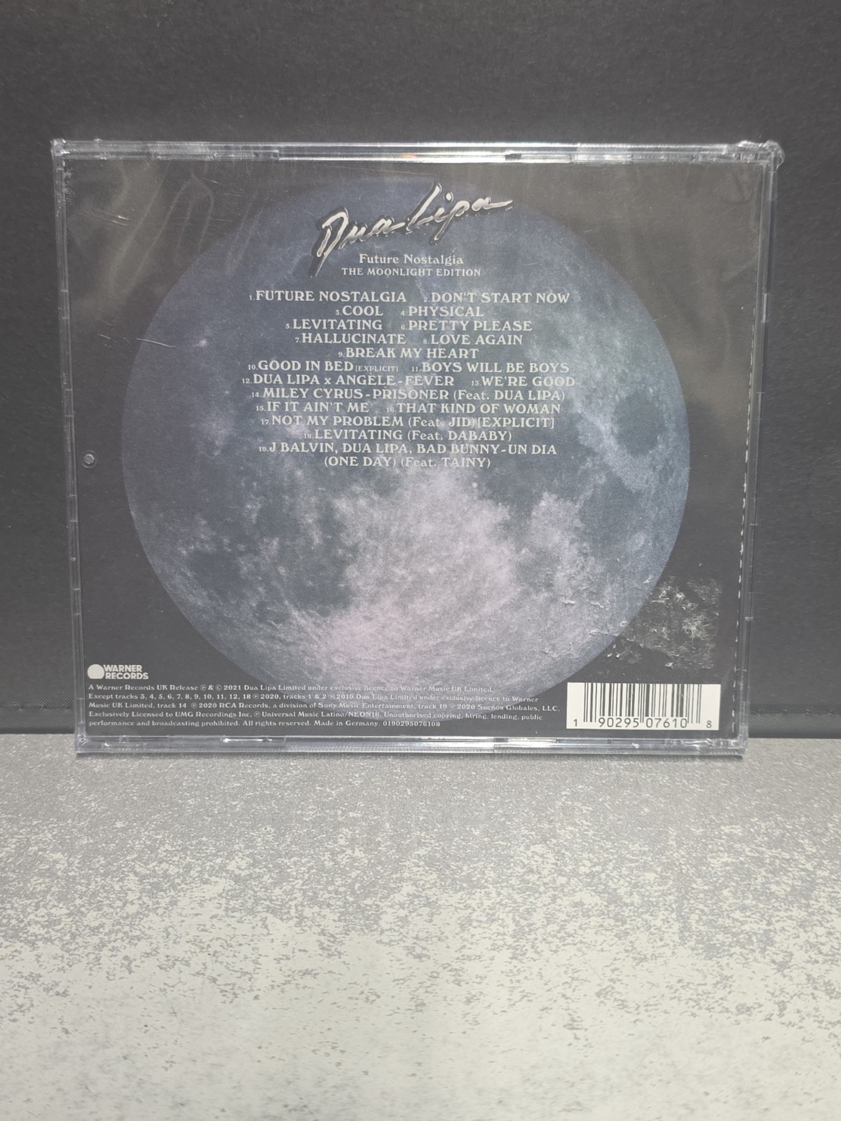 Dua Lipa • Future Nostalgia • The Moonlight Edition CD 2021 RCA Brand New Sealed