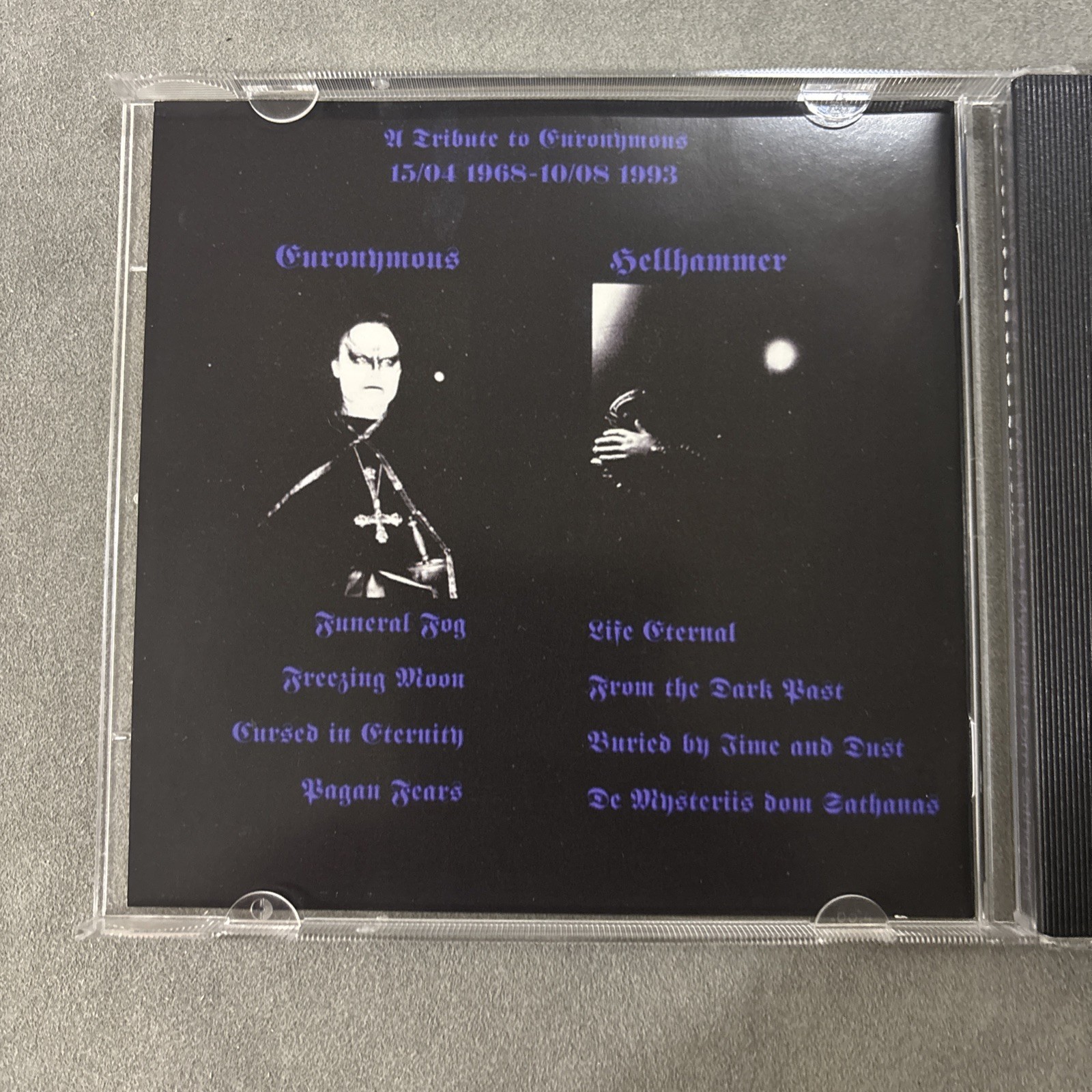 Mayhem - De Mysteriis Don Sathanas Repress With Japanese Obi And Insert Used Cd