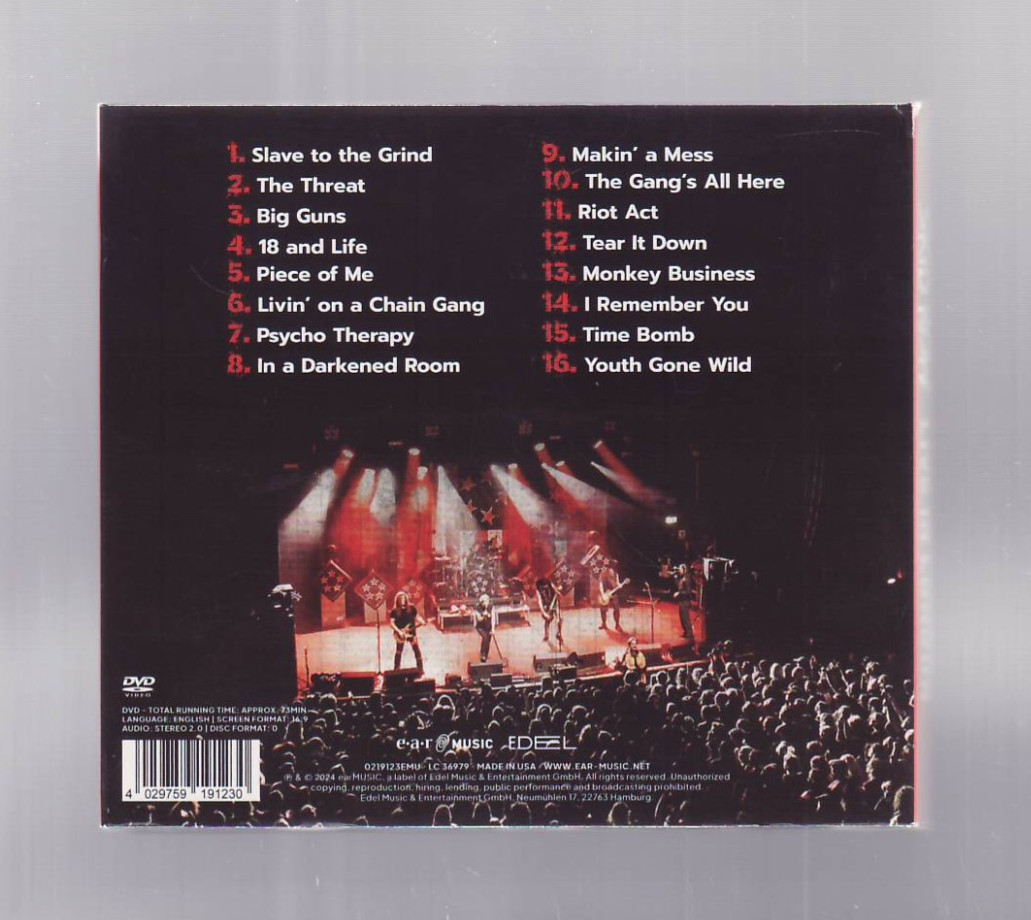 (CD) SKID ROW - Live In London / CD + DVD / Digipak
