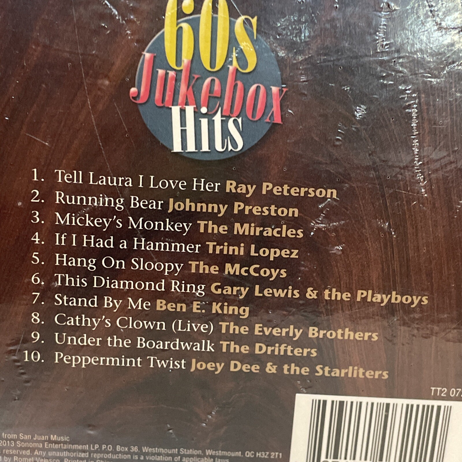 Timeless Treasures: 60s Jukebox Hits by Various Artists (CD, 2013) Brand New