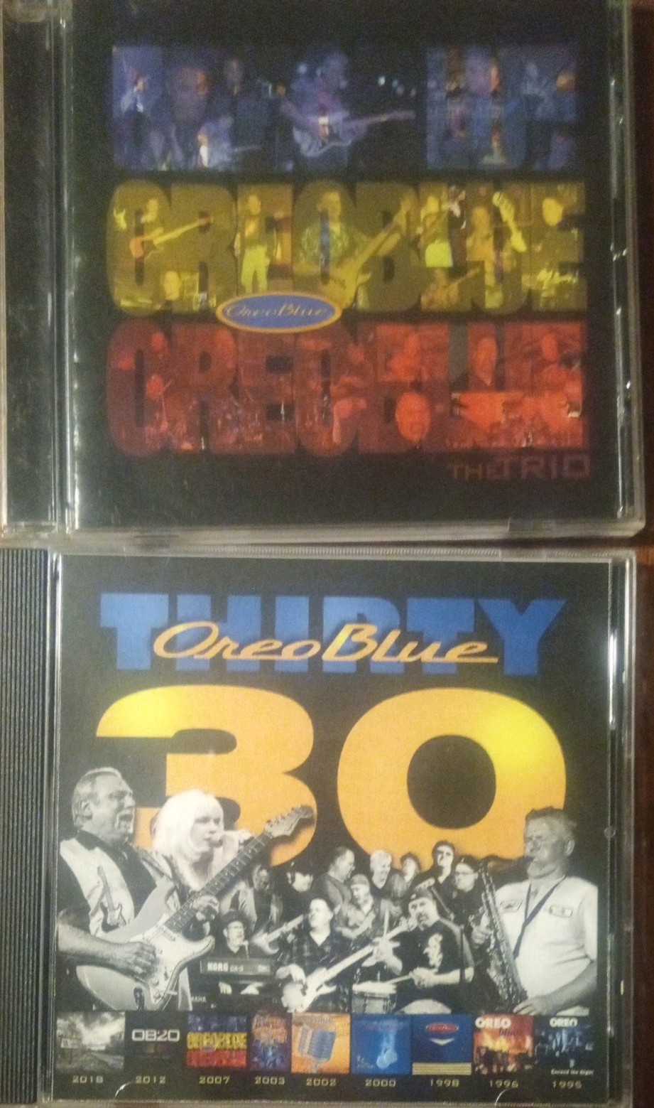Oreo Blue: 1 Cd The Trio + 1 DVDR 30th Anniversary Lot Excellent Blues See Info