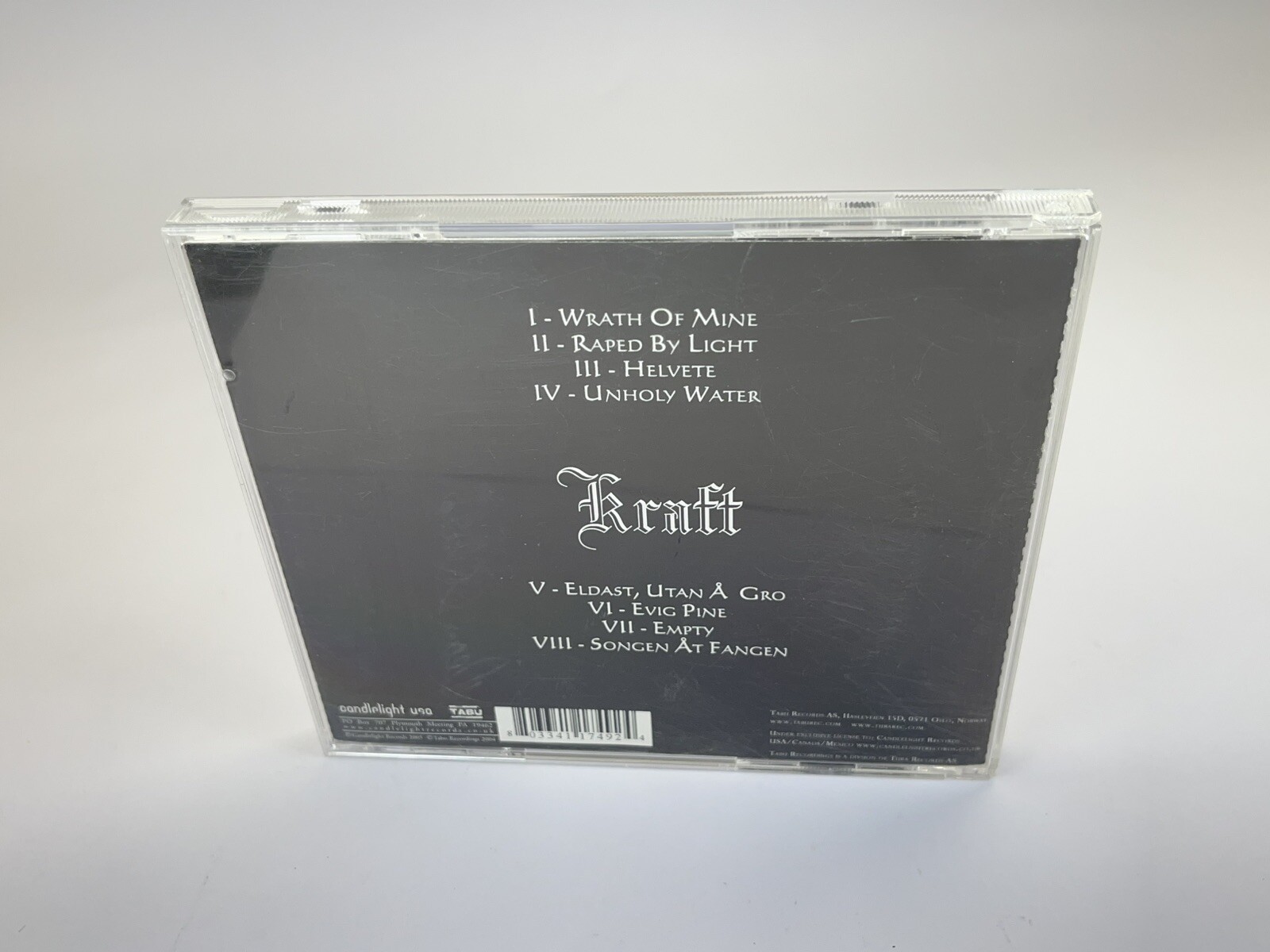 Vreid Kraft 2005 Candlelight CDL0180CD Tested