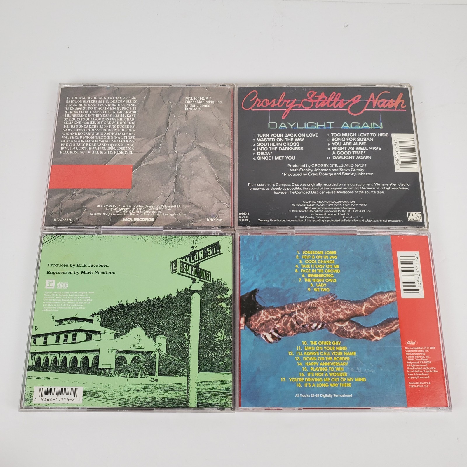 Classic Rock Soft Rock CD Lot of 4 Little River Band Crosby, Stills & Nash