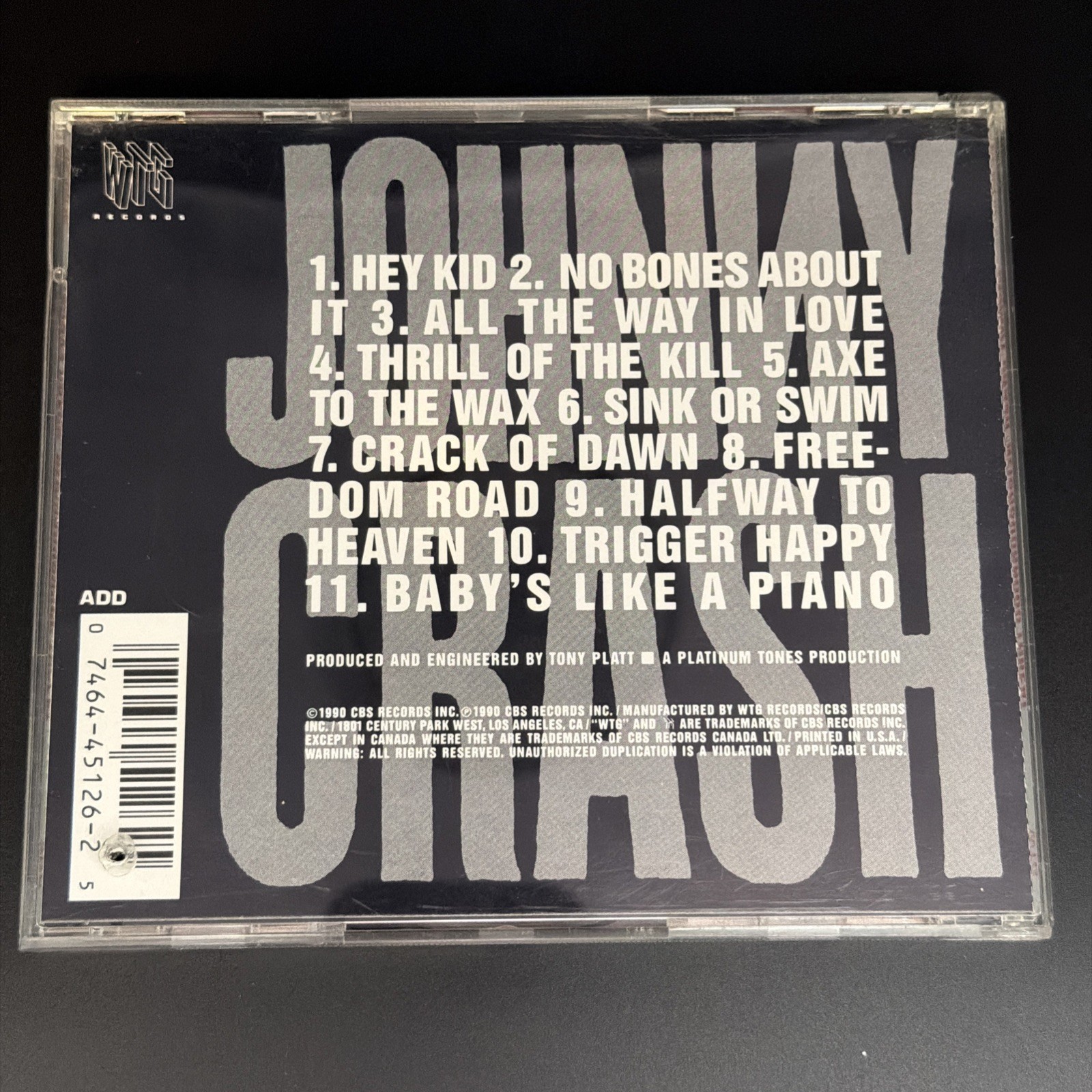 Johnny Crash - Neighbourhood Threat Holland - Import