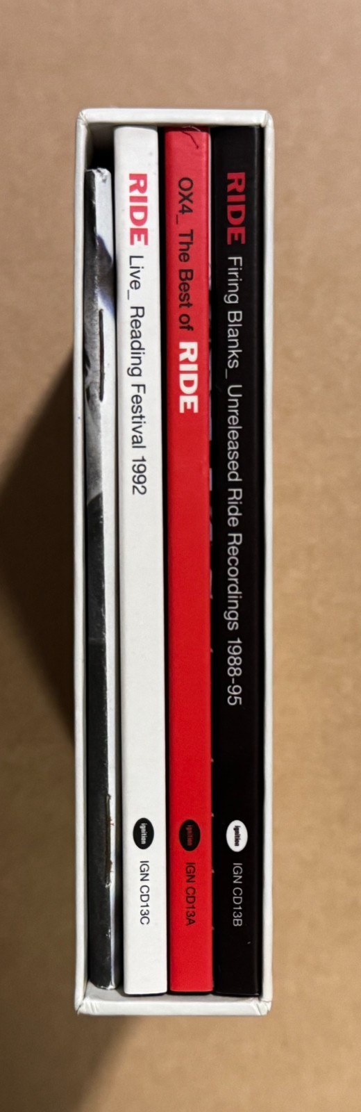 Ride 3CD box set w/ OX4: Best of Ride Firing Blanks Live Reading 2001 UK Import