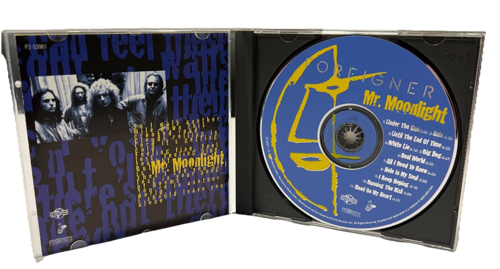 Vintage CD FOREIGNER Mr.Moonlight Rare 1995 EUC