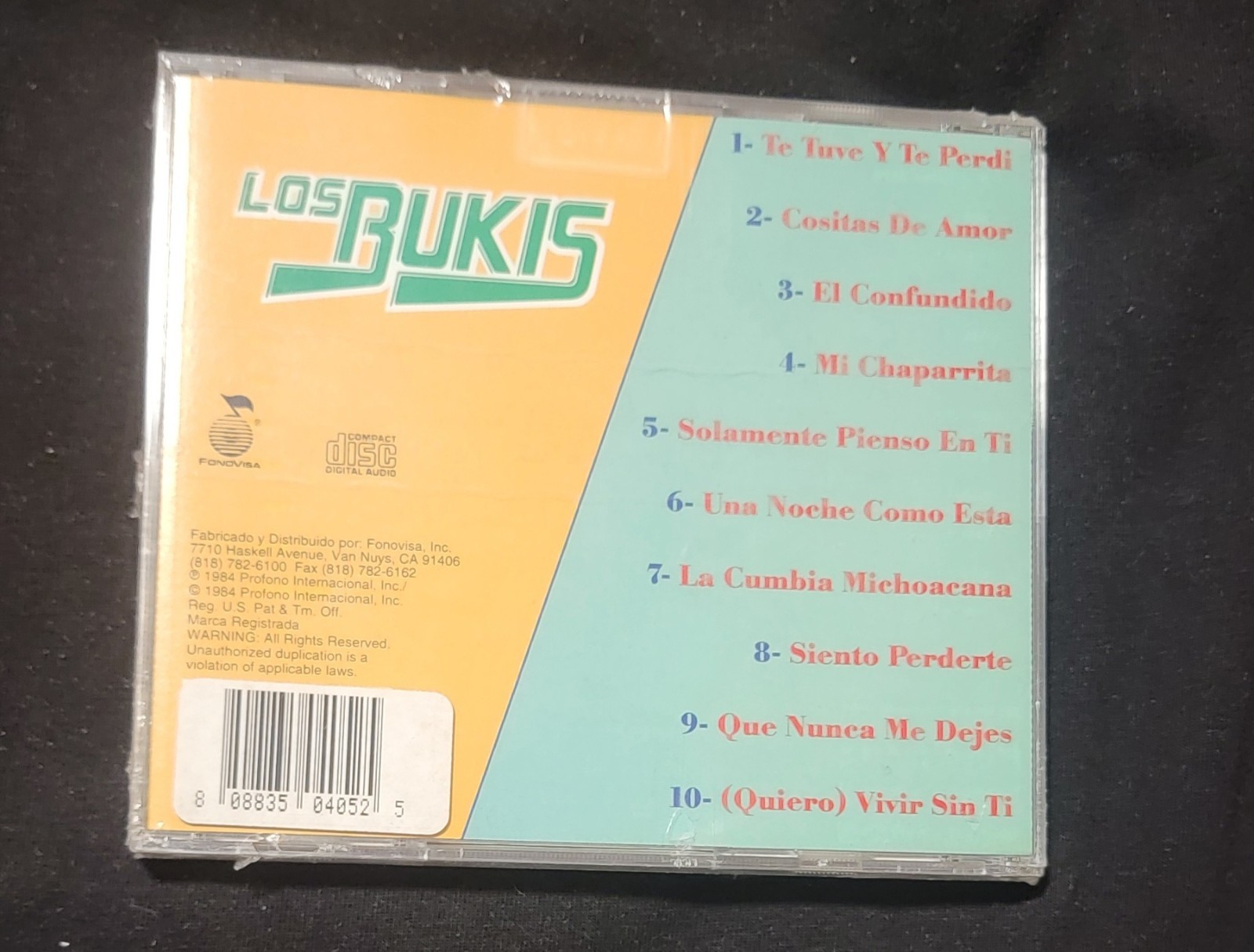 Los Bukis - Los Bukis (CD, 1984) Latin, Fonovisa MPCD 5483 Cracked case