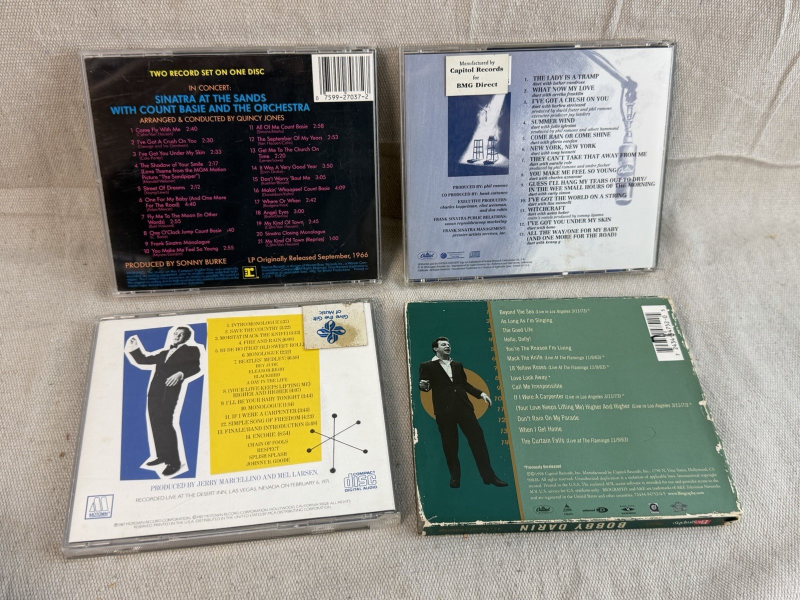12 Vocal Jazz CD Lot: Sinatra, Bobby Darin, Matt Monro, Harry Connick Jr + More