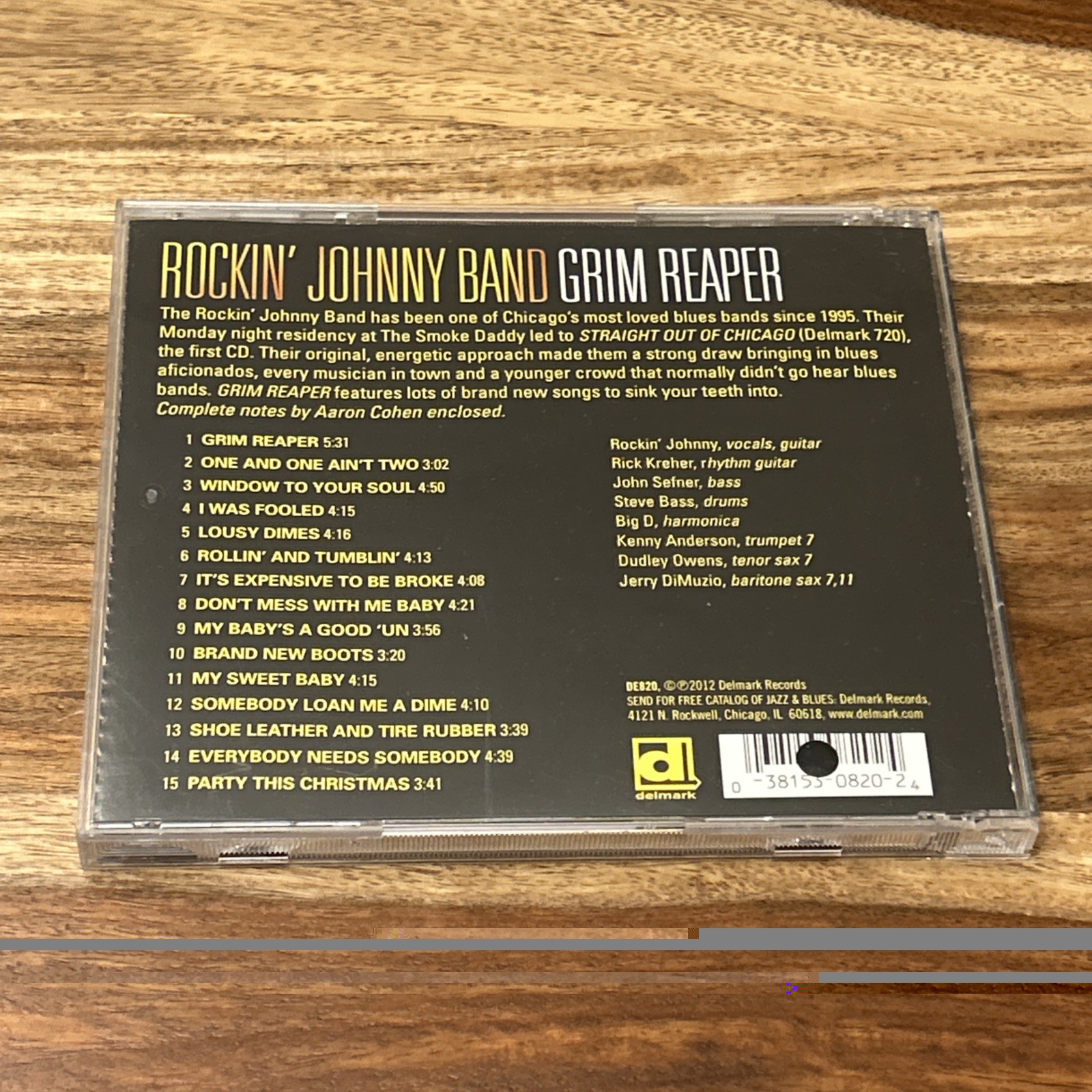 Grim Reaper by Rockin Johnny (CD, 2012) Promo