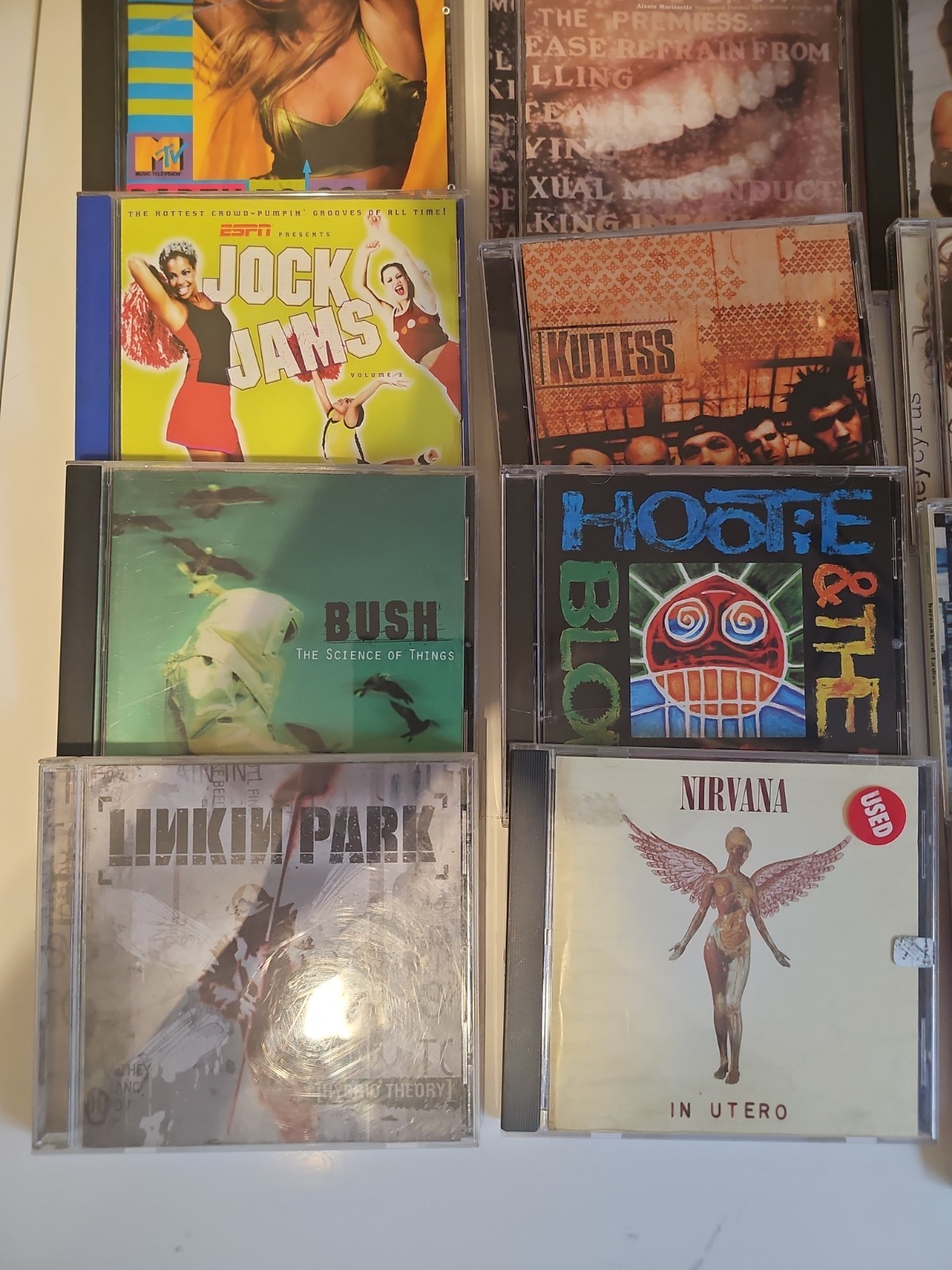 CD Lot Of 28 90’s 00’s Alternative Rock CDs Pearl Jam,Linkin Park, Nirvana, More