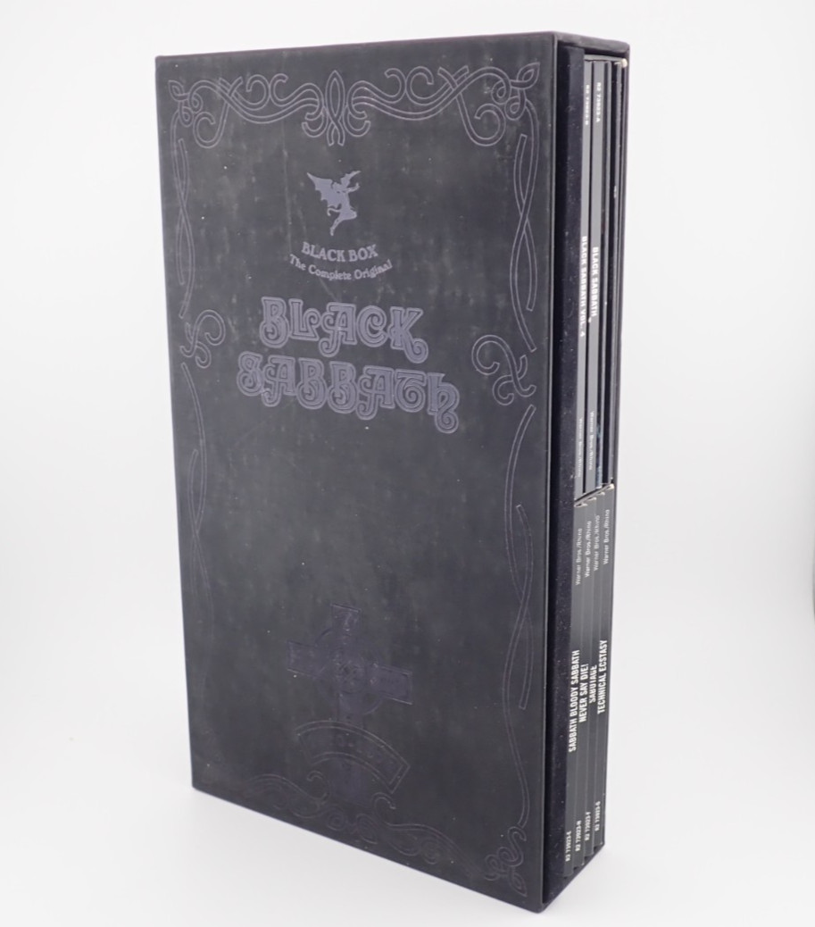 BLACK SABBATH The Black Box Complete Original 1970-1978 8 CD/DVD BOX SET! RARE!