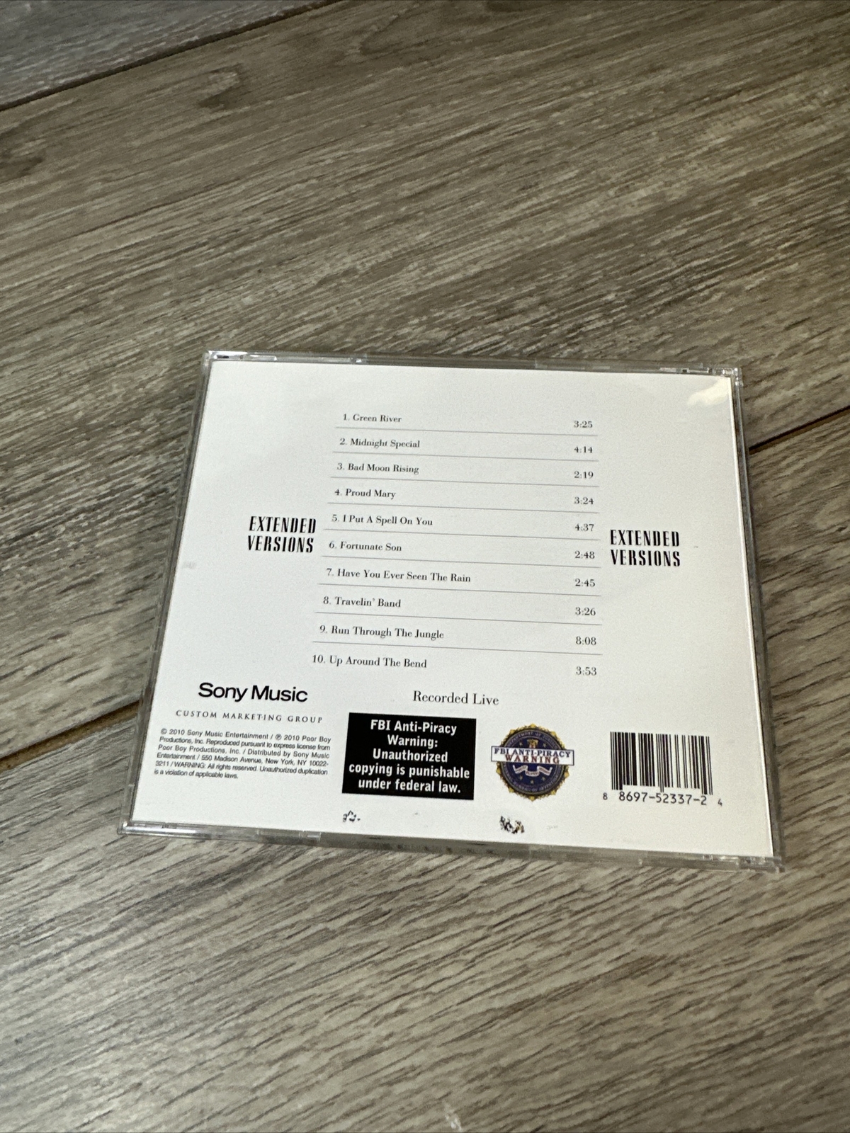 Creedence Clearwater Revisited Extended Versions CD Sony Music Live Excellent