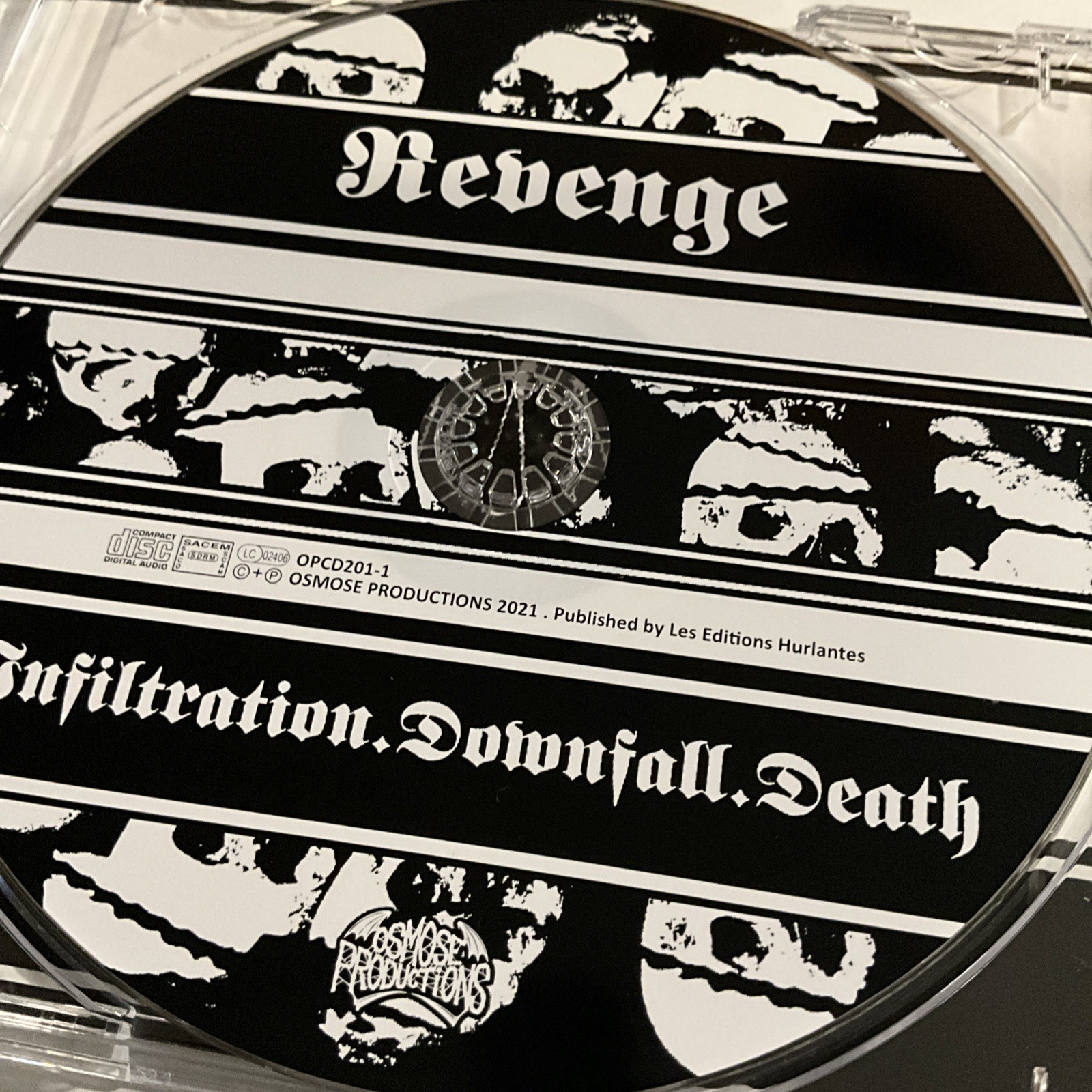 Revenge - Infiltration.Downfall.Death CD 2016 Osmose Productions – OPCD 201 *FR