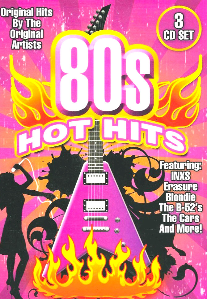 80's Hot Hits , 3CDS 30 Best of Hits, Inxs, Talk Talk, B-52's, The Cars, Blondie