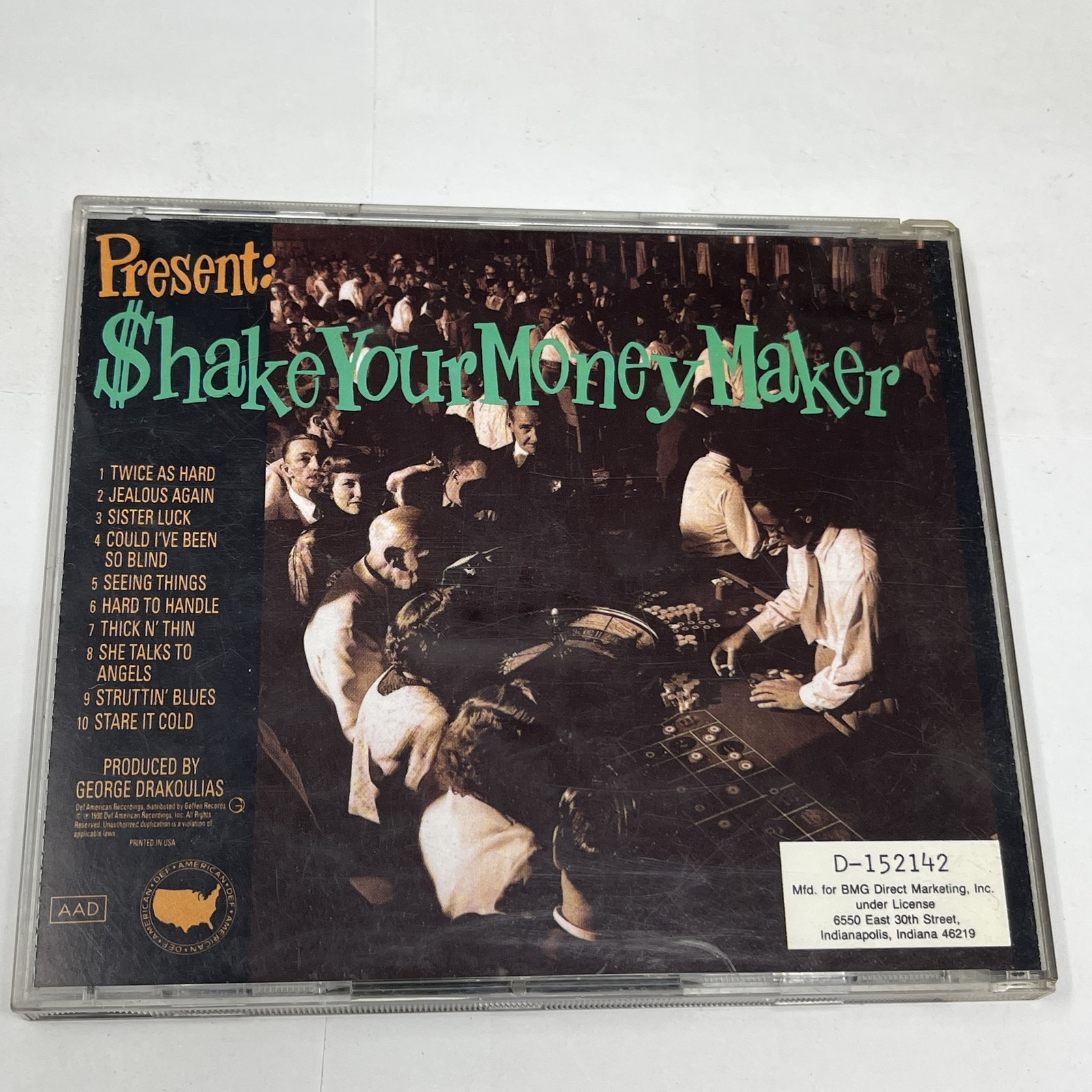 Mismatched CD: Black Crowes "Shake Your Money Maker" Case/Booklet w/ Black