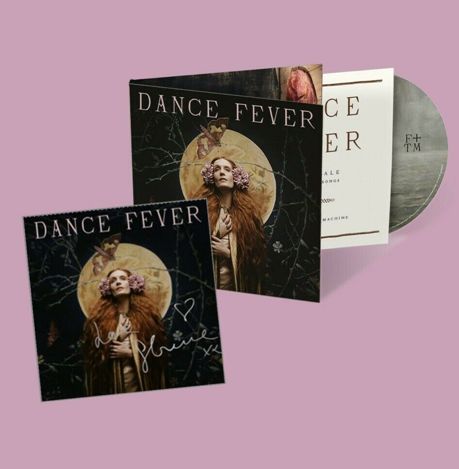 FLORENCE + THE MACHINE DANCE FEVER CD AND SIGNED /AUTOGRAPH ART CARD SEALED