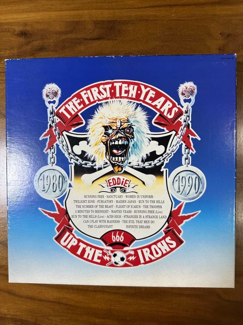 Iron Maiden The First Ten Years CD Box Set Heavy Metal 1990 Japan Release