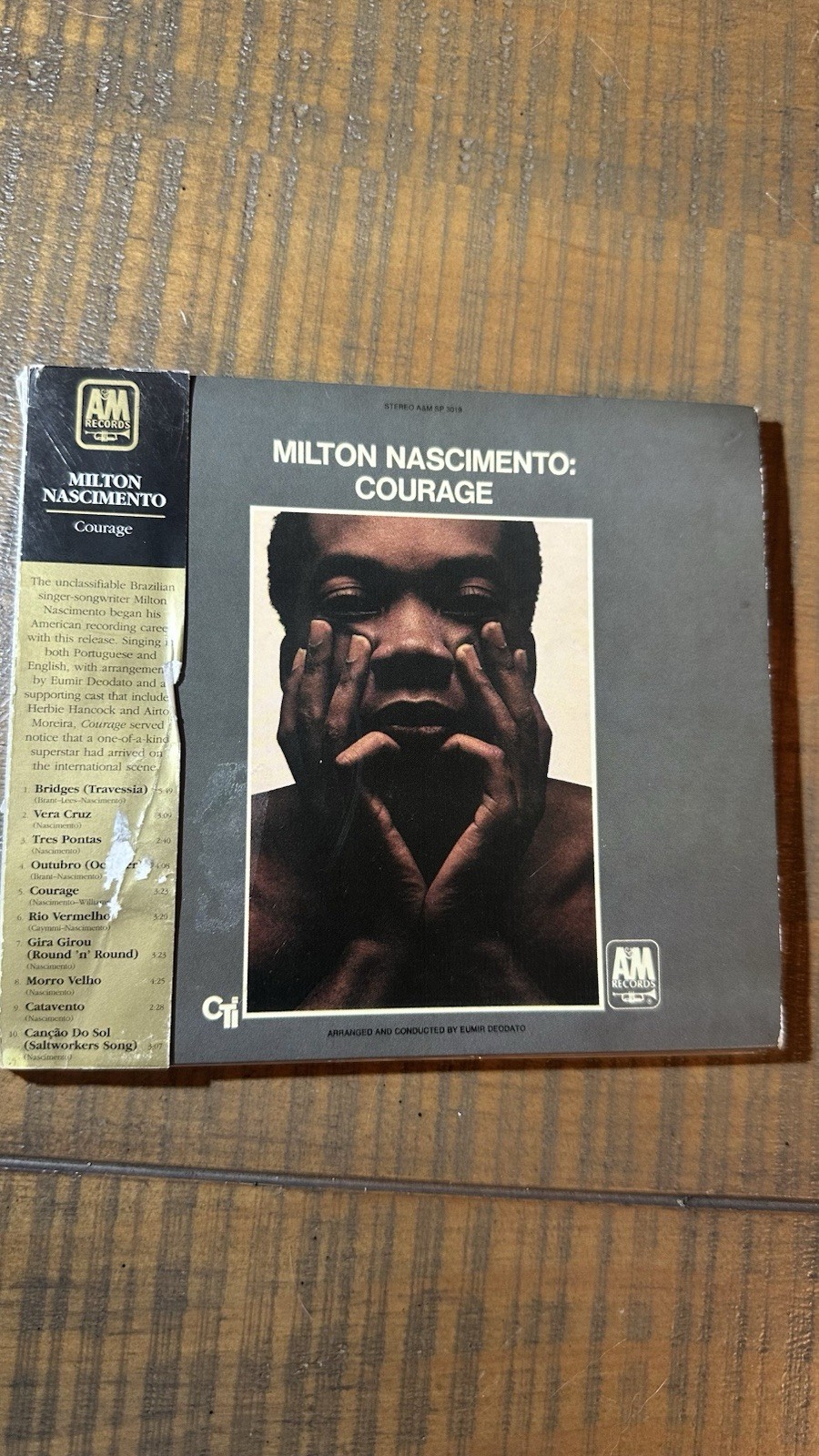 Milton Nascimento Courage CD Album Latin A&M Records 2005 Jewel Case SP-3019