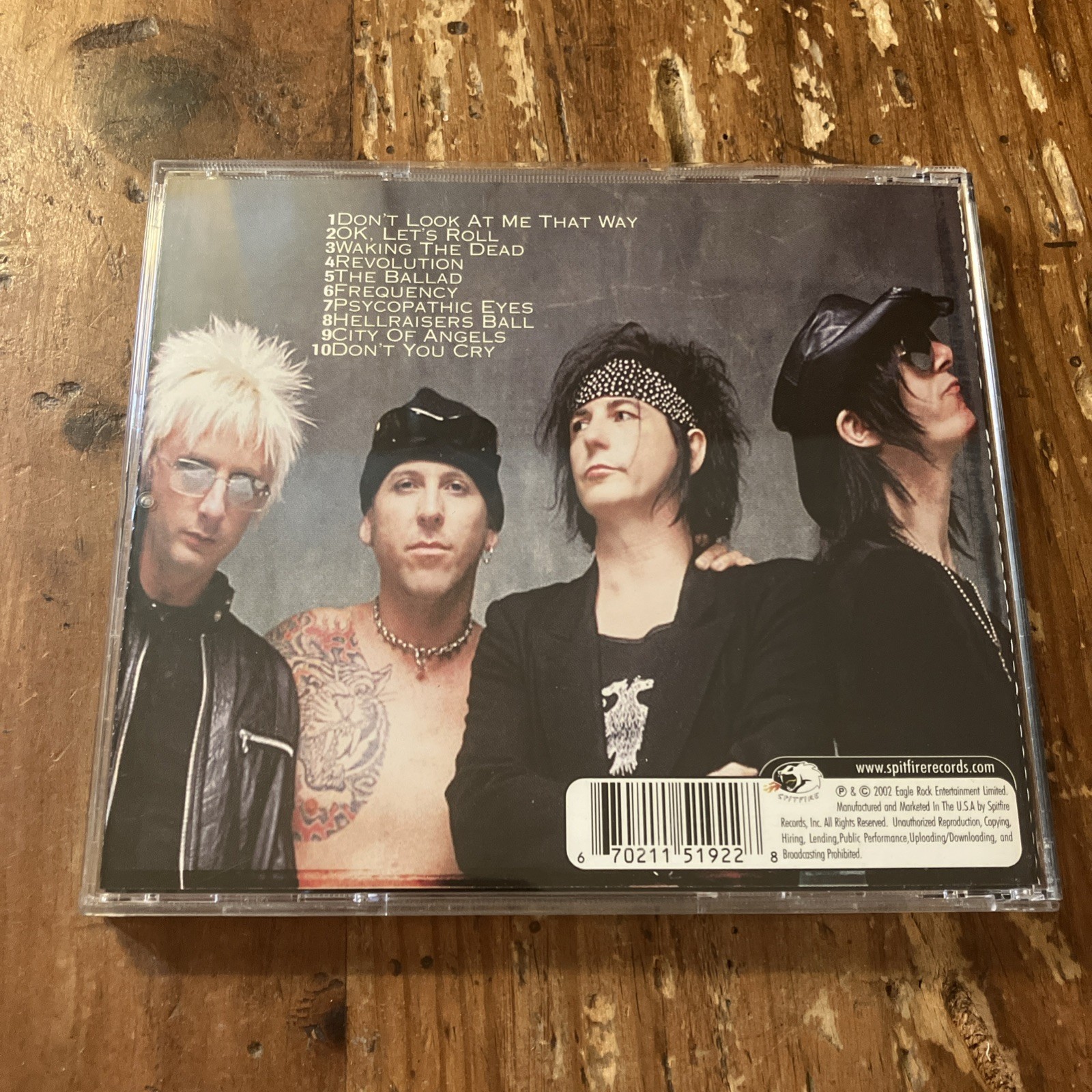 L.A. Guns - Waking the Dead CD 2002 Spitfire 80s Hair Metal Original OOP RARE