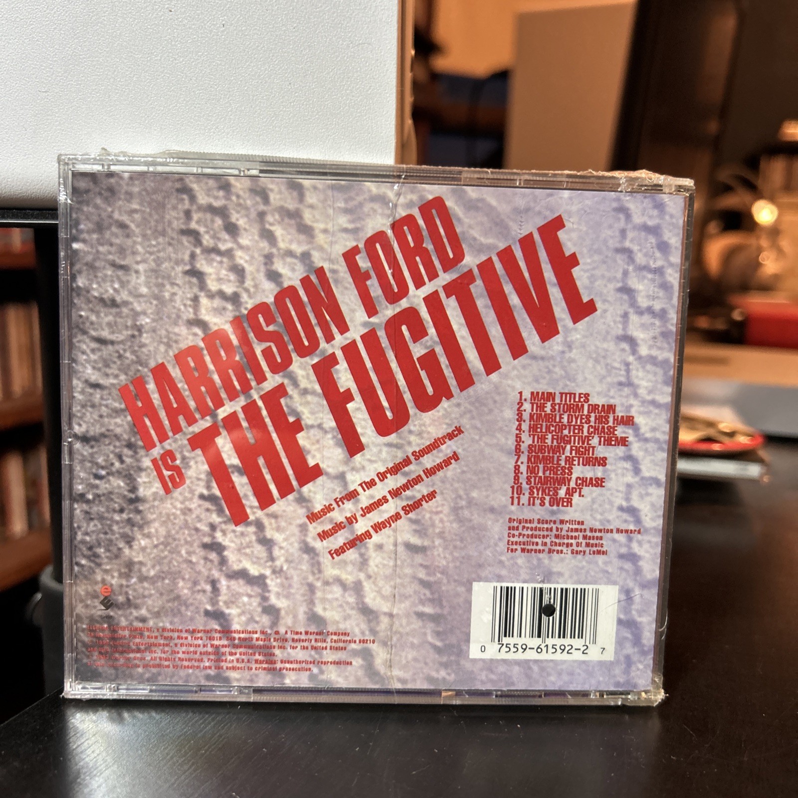 The Fugitive Soundtrack CD NEW & SEALED 1993 James Newton Howard Wayne Shorter