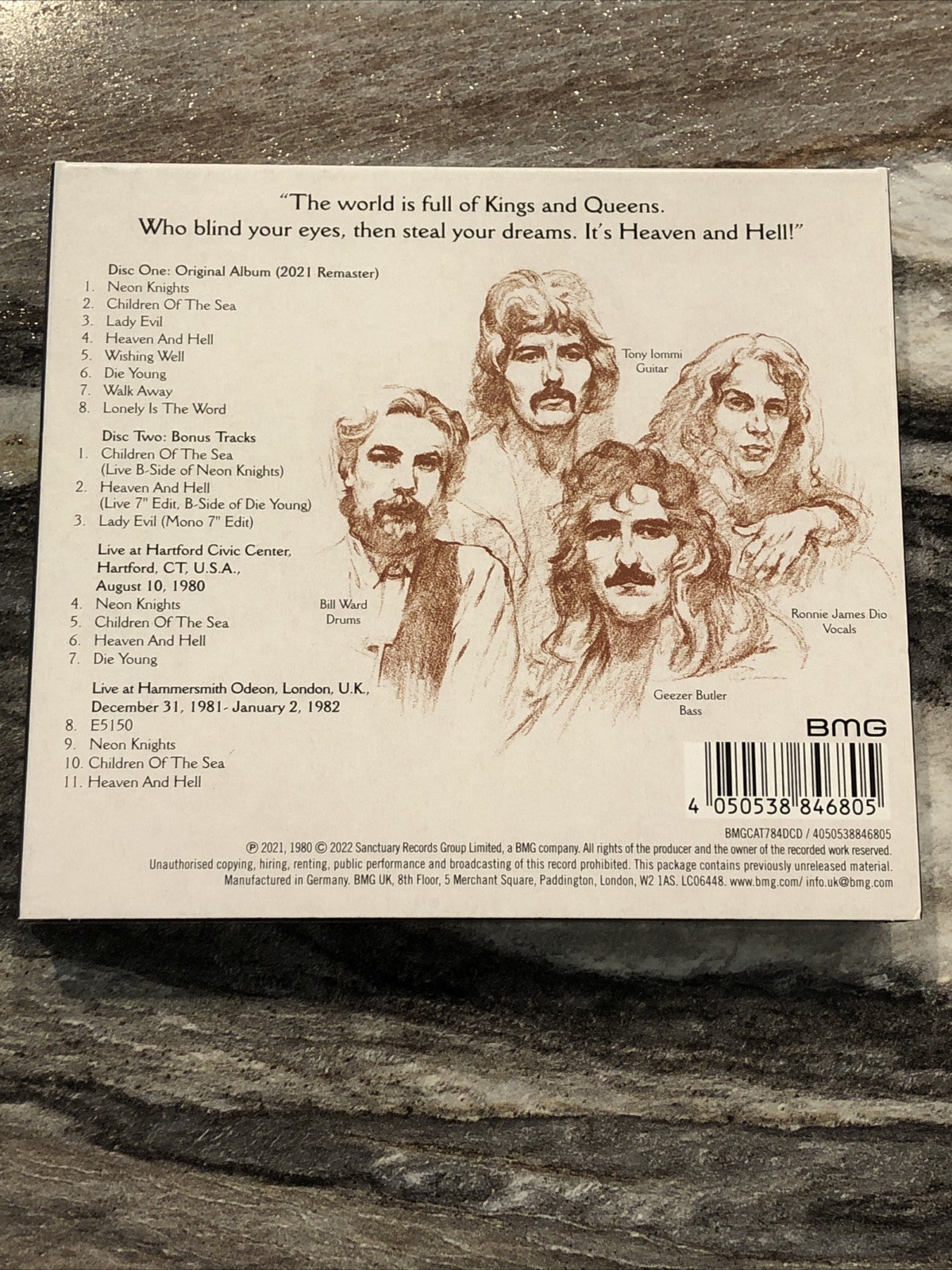 Black Sabbath Heaven And Hell 2022 CD Remastered Expanded 2 Disc Set Like New