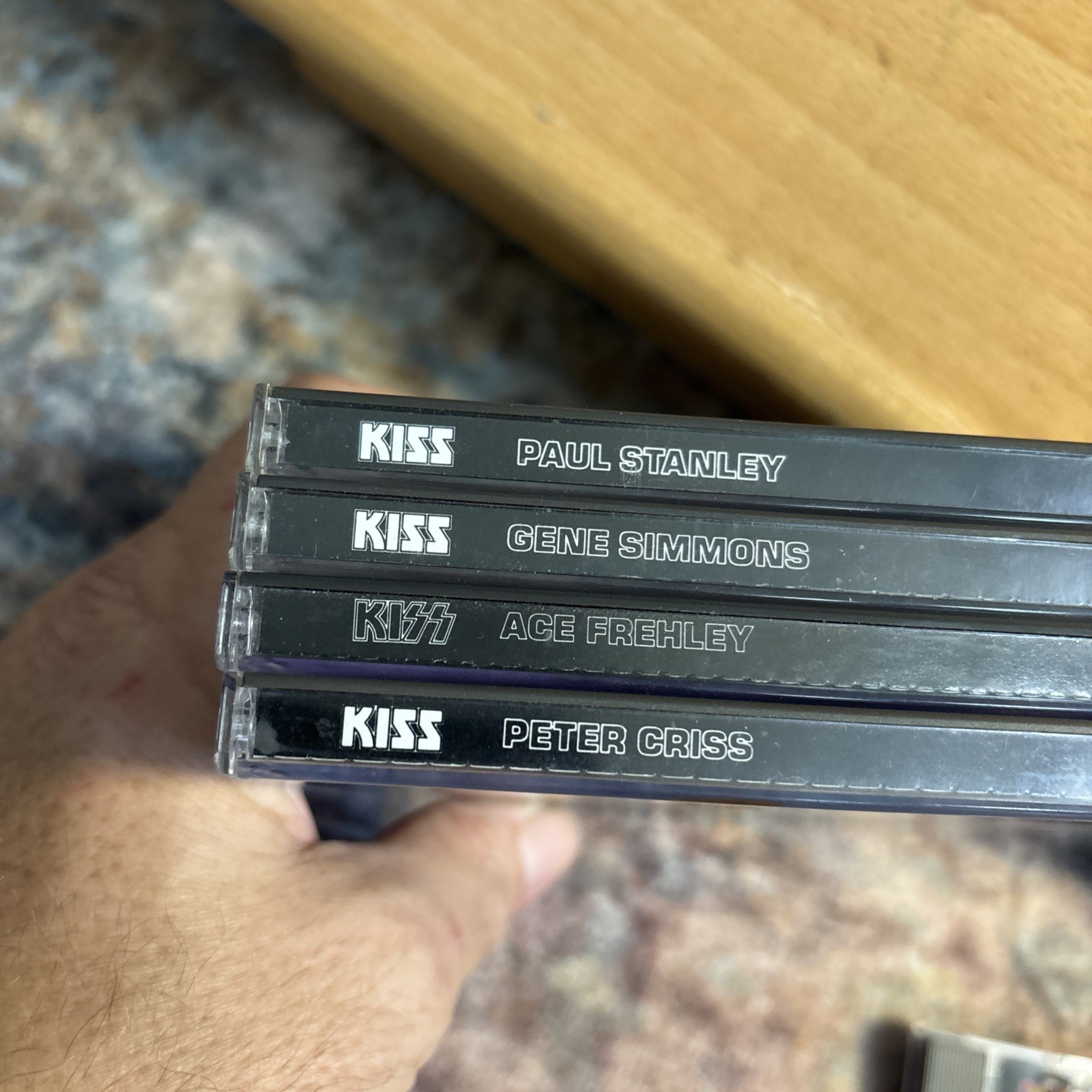 Kiss Solo Albums 4-CD Lot Ace, Gene, Peter, Paul NM LIKE NEW, Criss, Ace, Gene