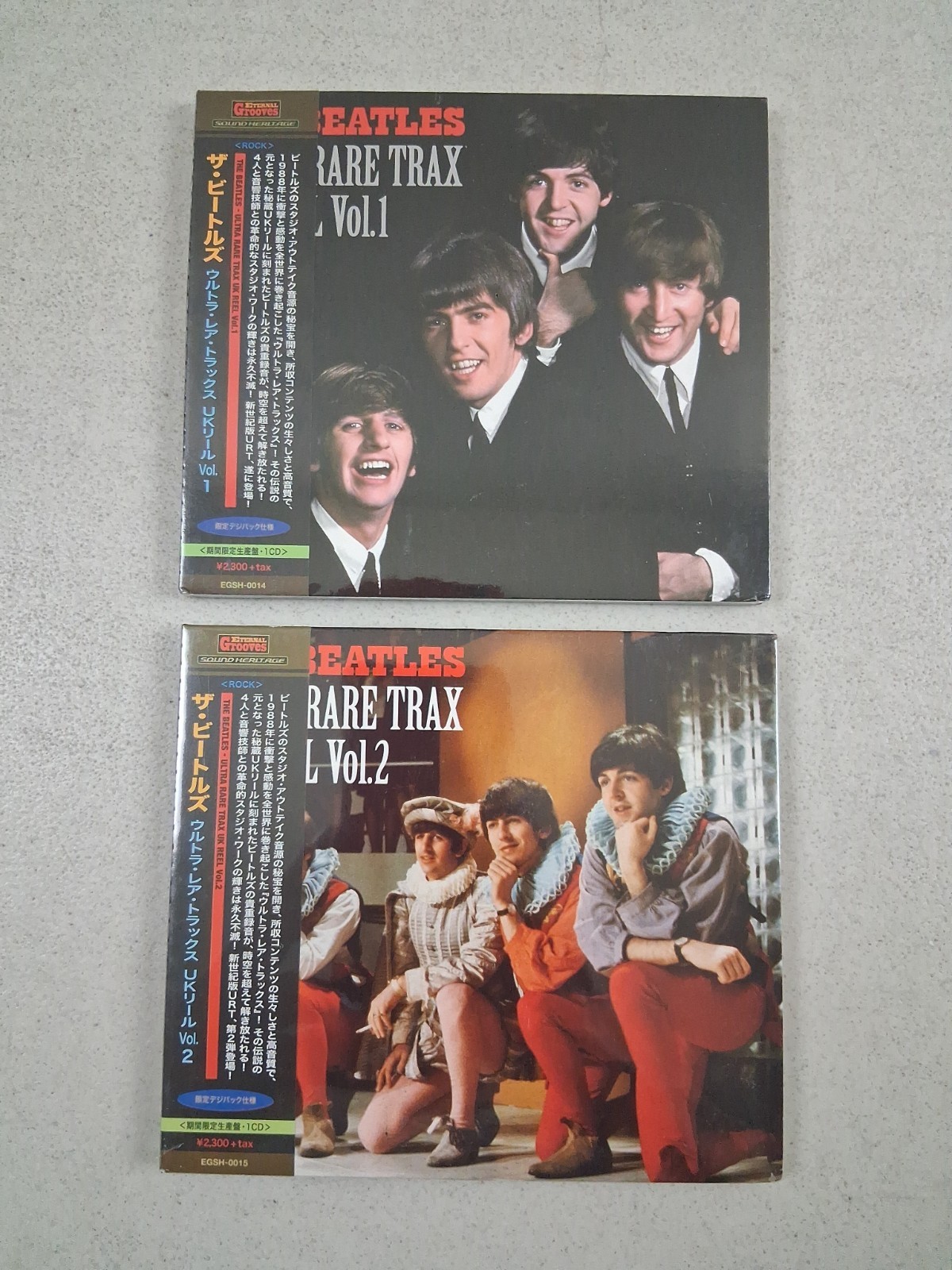 2 Lot The Beatles Ultra Rare Trax UK Reel CDs Vol 1 & 2 Eternal Grooves Import