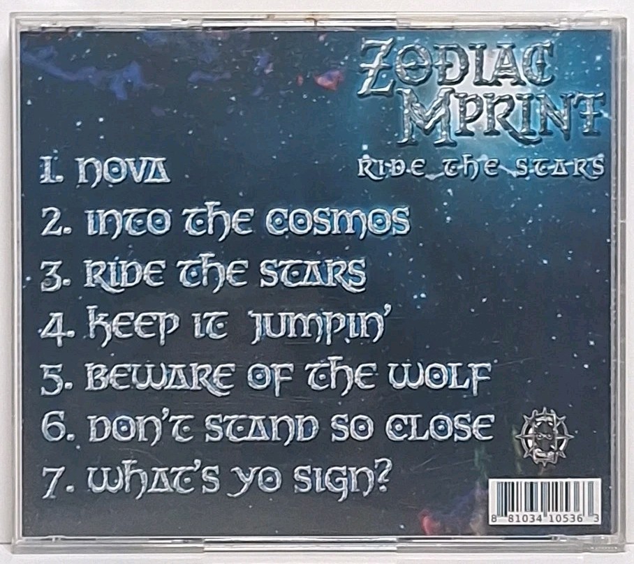 Zodiac Mprint Ride The Stars CD Excellent Condition EX Fast Shipping