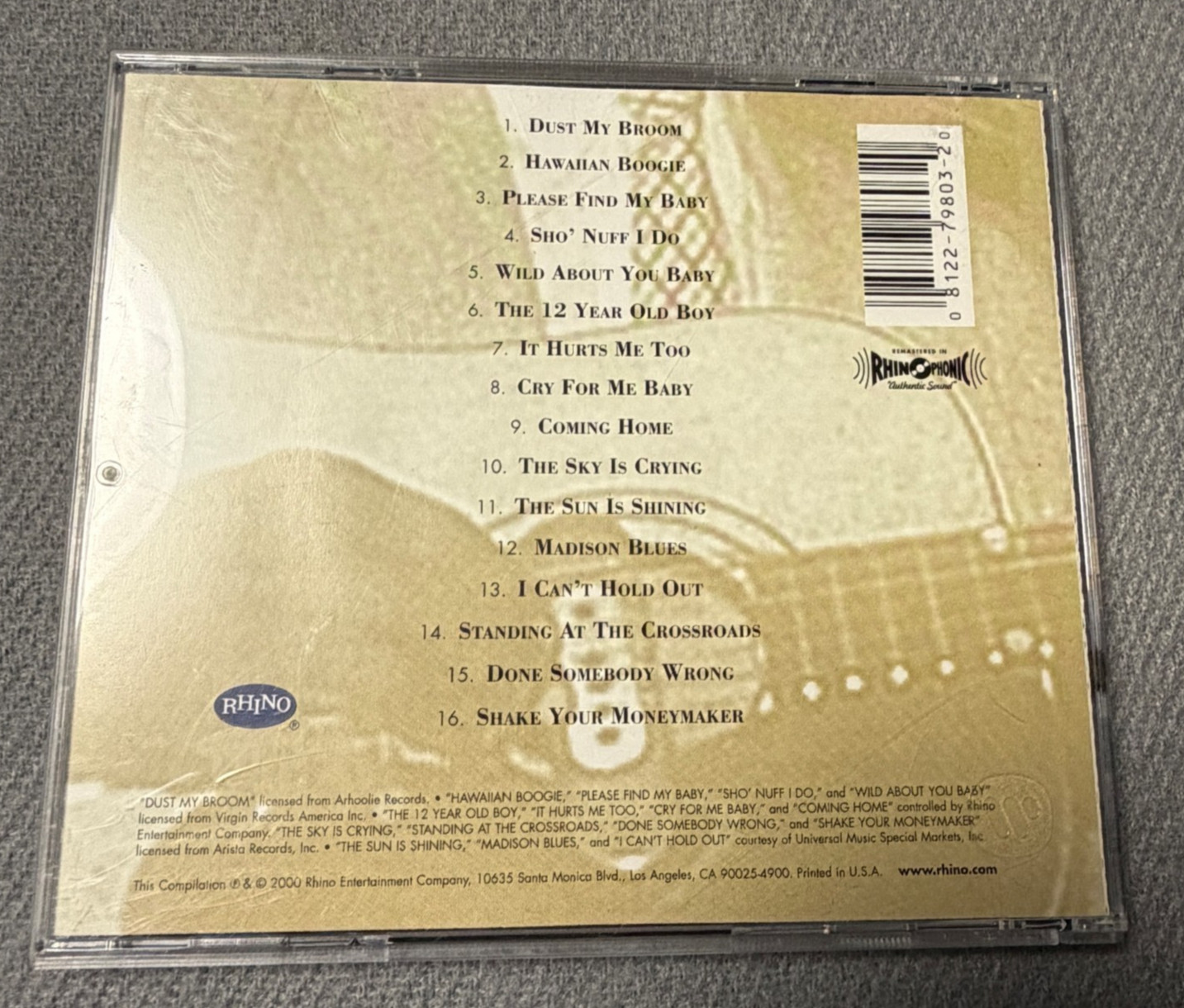 Blues Masters: The Very Best Of Elmore James MUSIC AUDIO CD electric guitar 2000