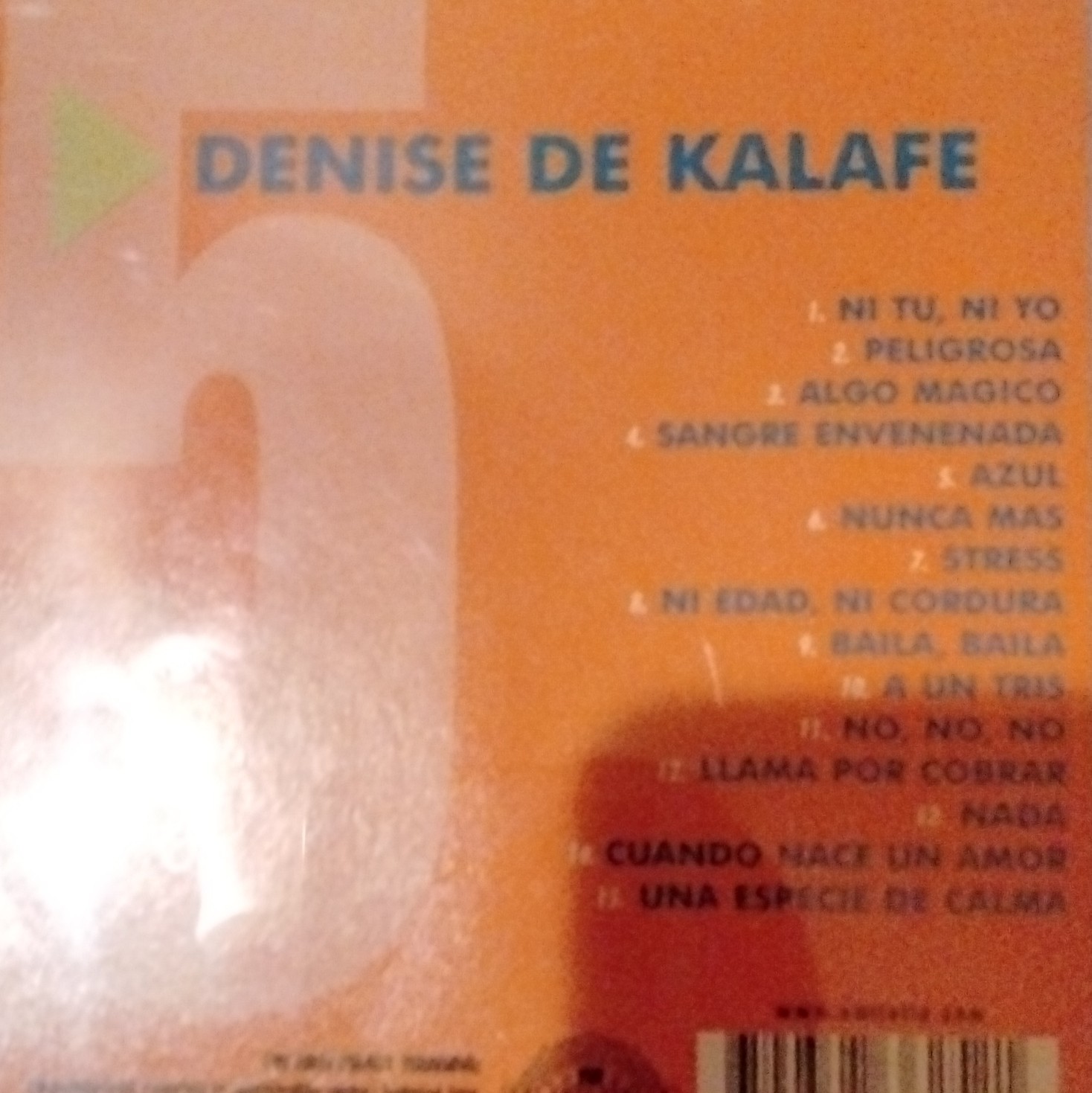Denise De Kalafe,15 De Coleccion CD 2004 Musart Latin Album Spanish