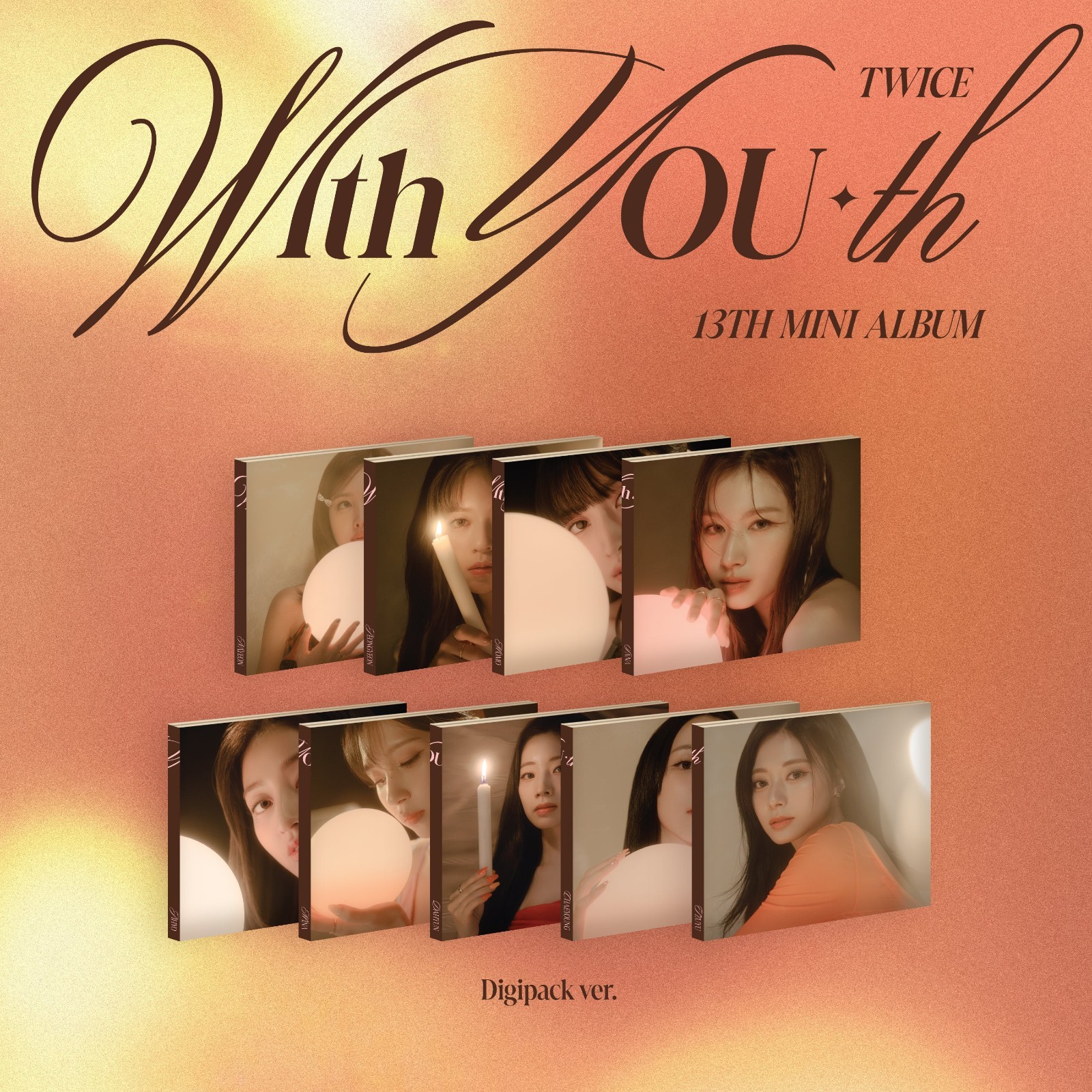 [KPOP REPUBLIC] TWICE 13th Mini Album 'With You-th' (Digipack)