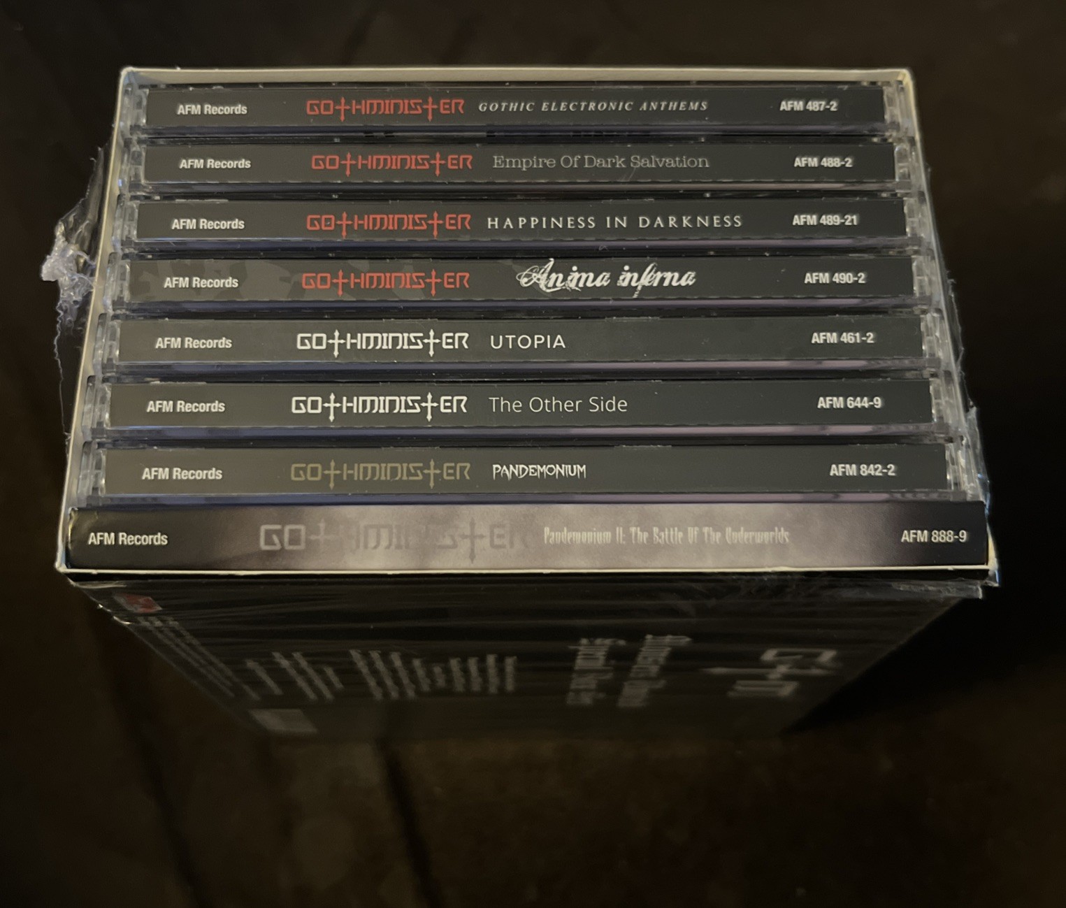 Gothminister - Monsters United Special Box Set (7CDs + DVD) GERMAN IMP/OOP/RARE