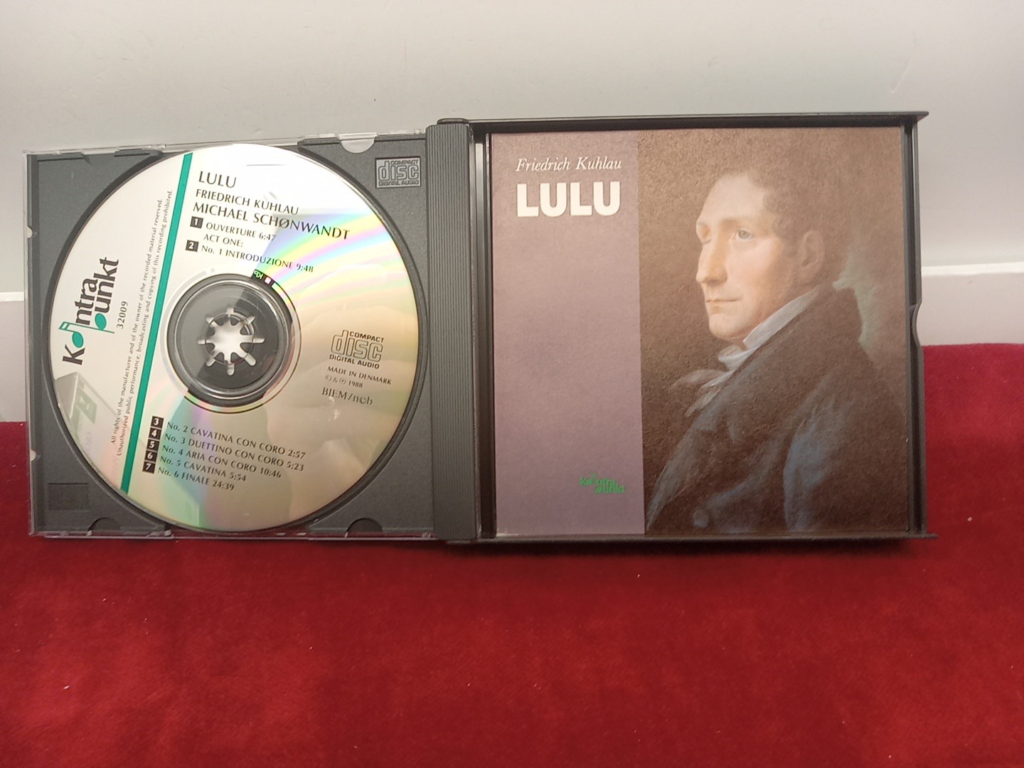 Friedrich Kuhlau / Schonwandt - Lulu (CD, 3 Disc, 1988, Kontrapunkt) Denmark