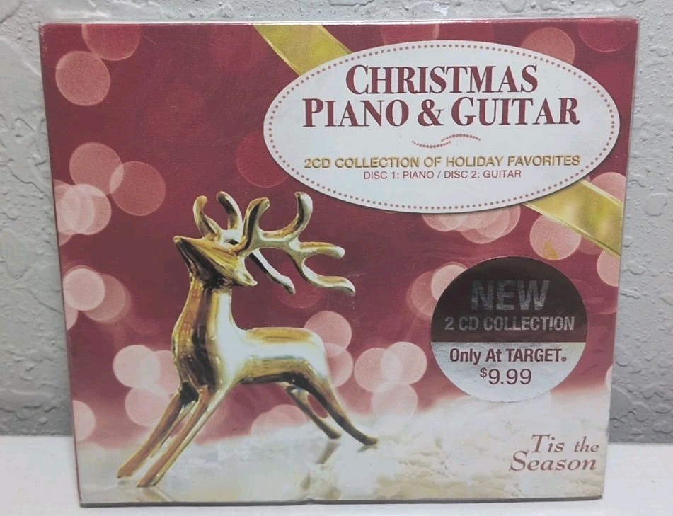 Christmas Piano & Guitar (CD, 2 Discs, 2009, Compass Productions) SEALED/NEW B47