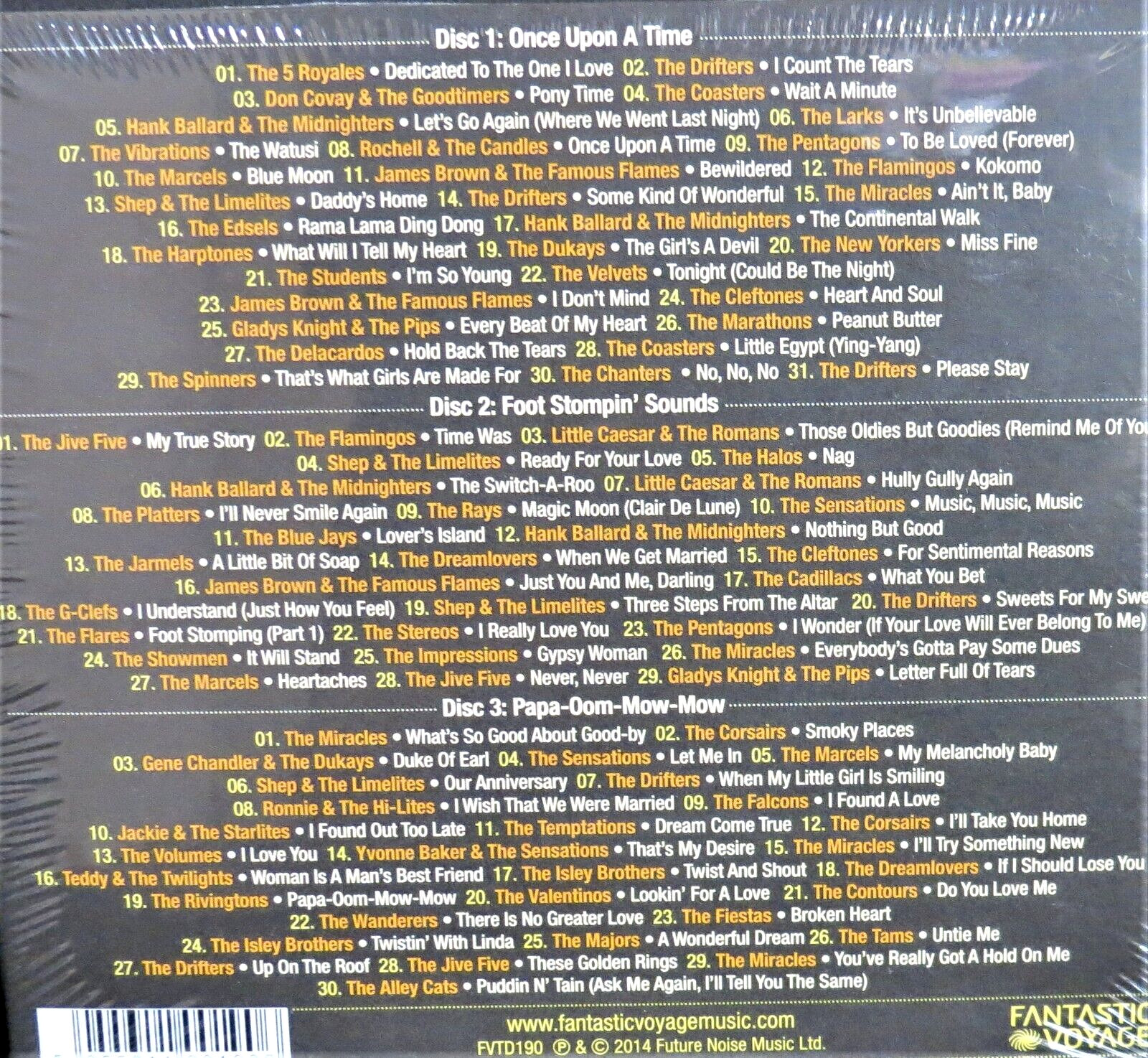 Doo Wop Revival: R&B Vocal Group Sound 1961-62 NEW! 3CDS 89 Tracks Best , Hits