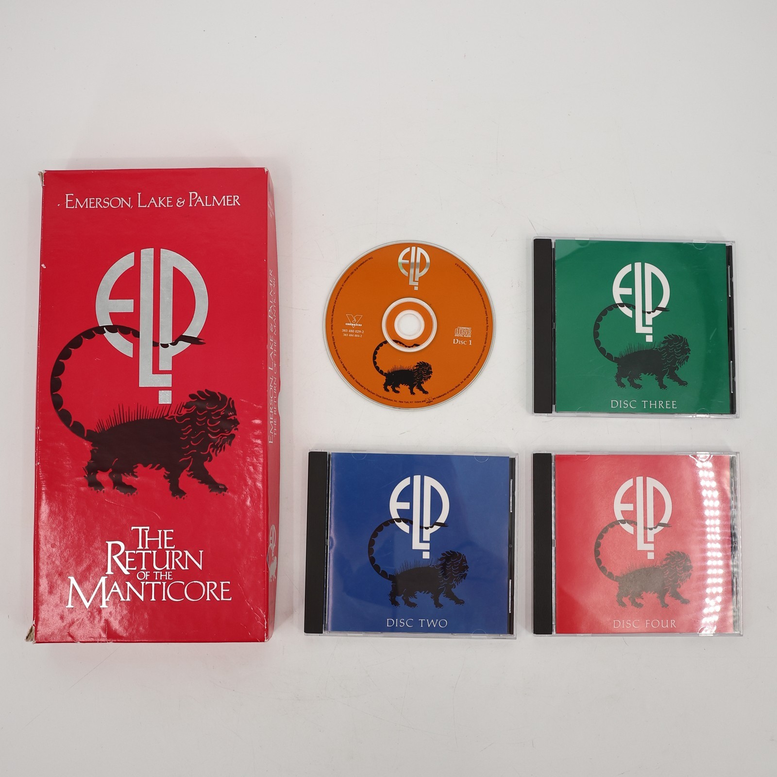 Emerson Lake & Palmer The Return of the Manticore Disc Box Set 4 CD