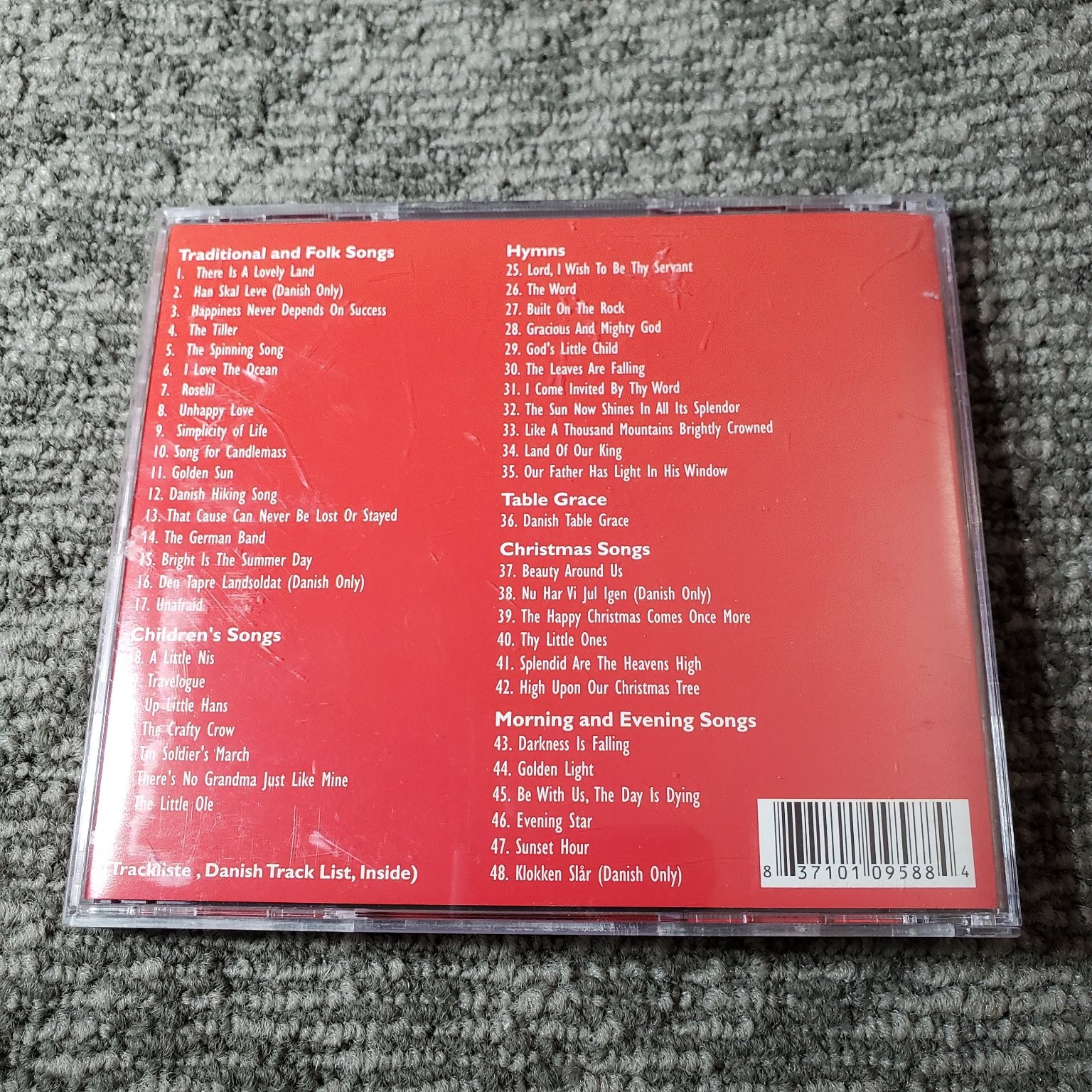 Songs of Denmark CD 2005 Danish American Heritage Grand View College Kantorei