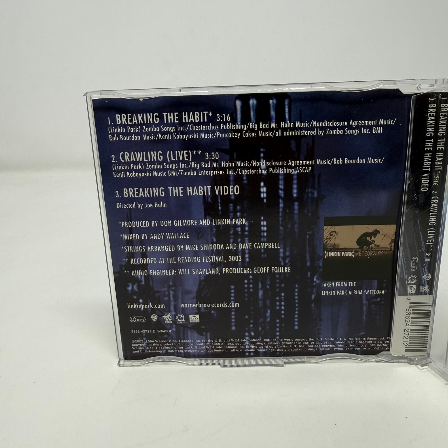 Linkin Park – Breaking The Habit (CD Single, 2004) Live Video - Made In England